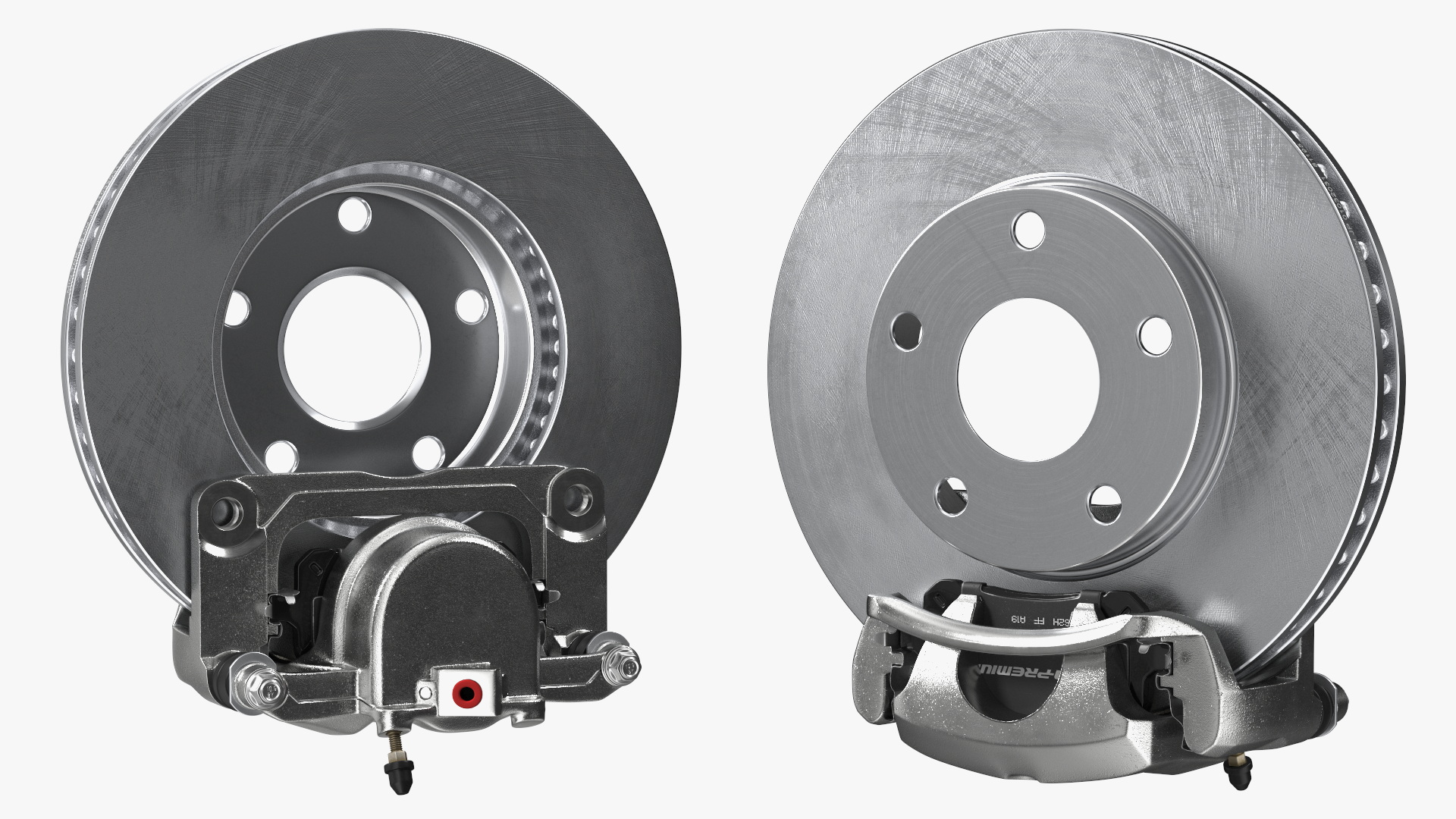 3D A-Premium Brake Caliper Pads Disk model