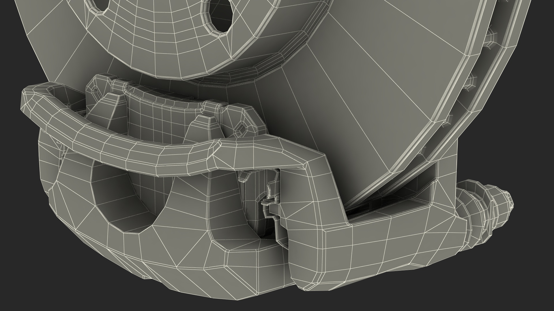 3D A-Premium Brake Caliper Pads Disk model