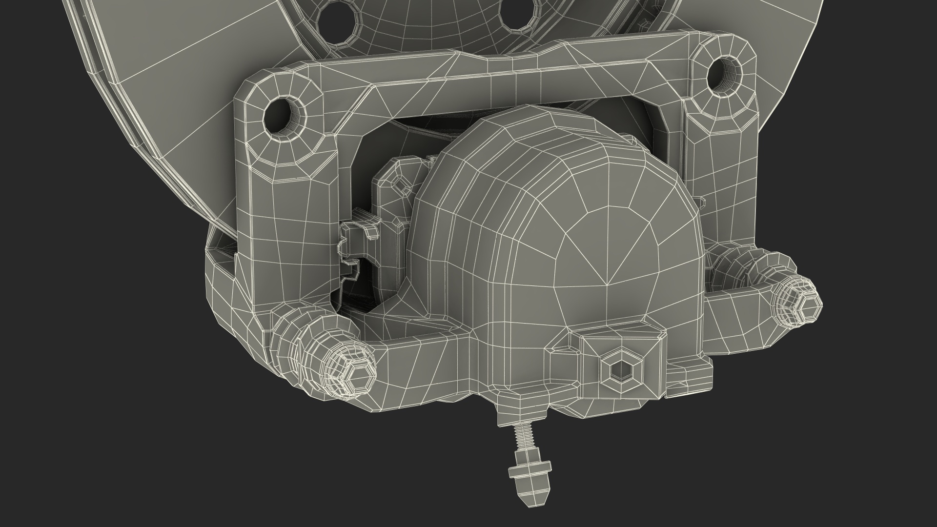 3D A-Premium Brake Caliper Pads Disk model