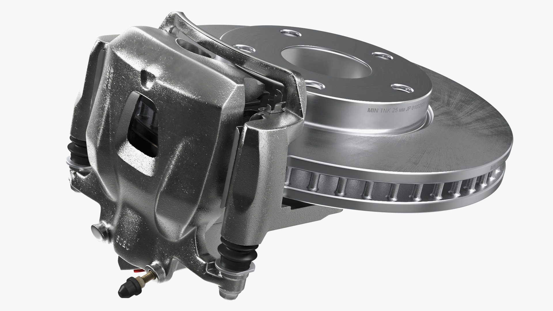 3D A-Premium Brake Caliper Pads Disk model