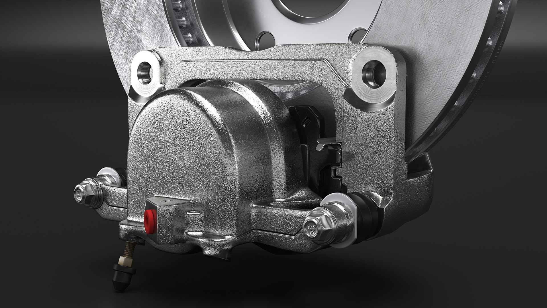 3D A-Premium Brake Caliper Pads Disk model