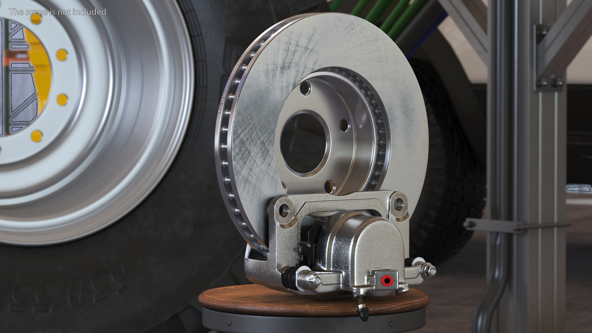 3D A-Premium Brake Caliper Pads Disk model