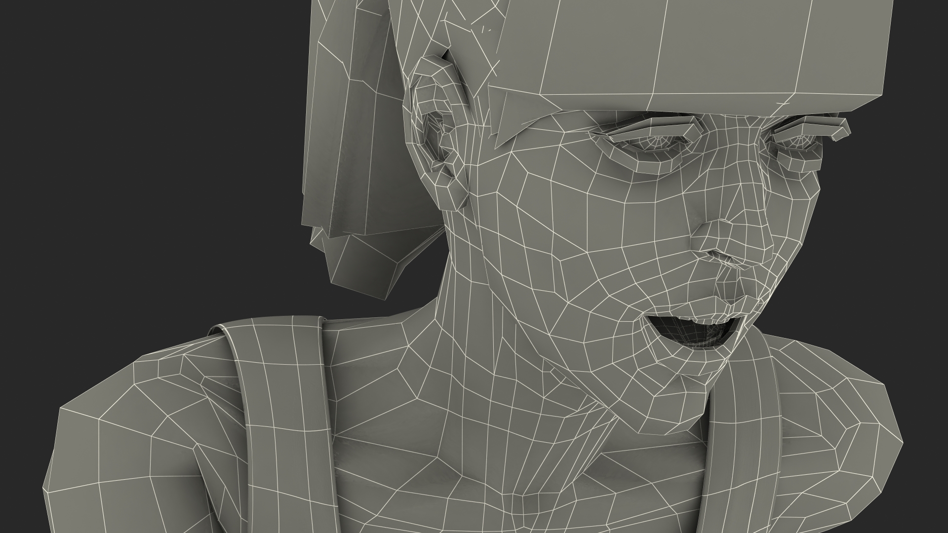 3D model Woman Athlete with Starting Block Rigged