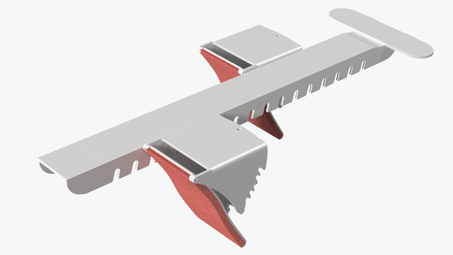 3D model Woman Athlete with Starting Block Rigged