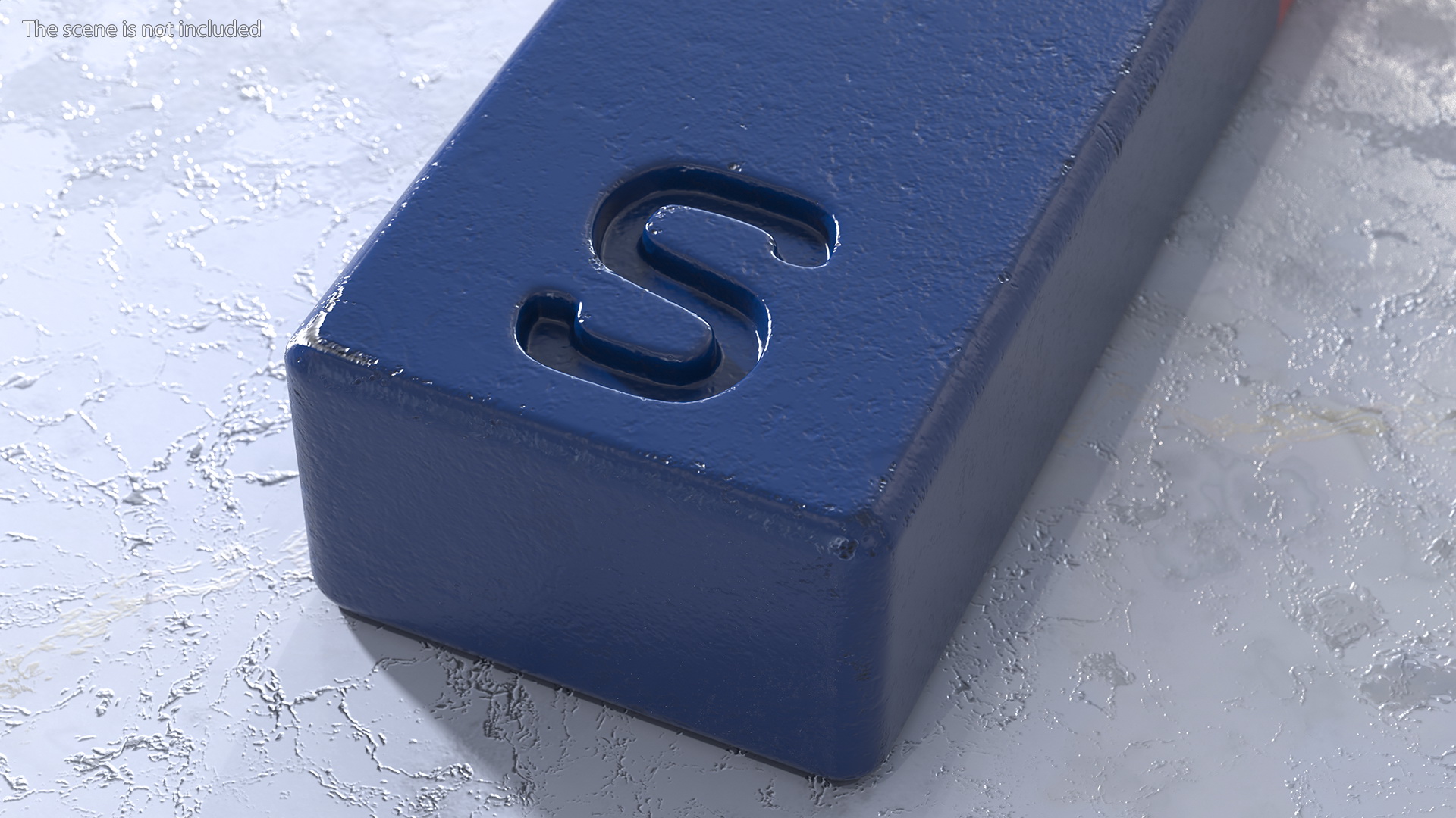 3D model Magnetic Field Rectangle Bar Magnet