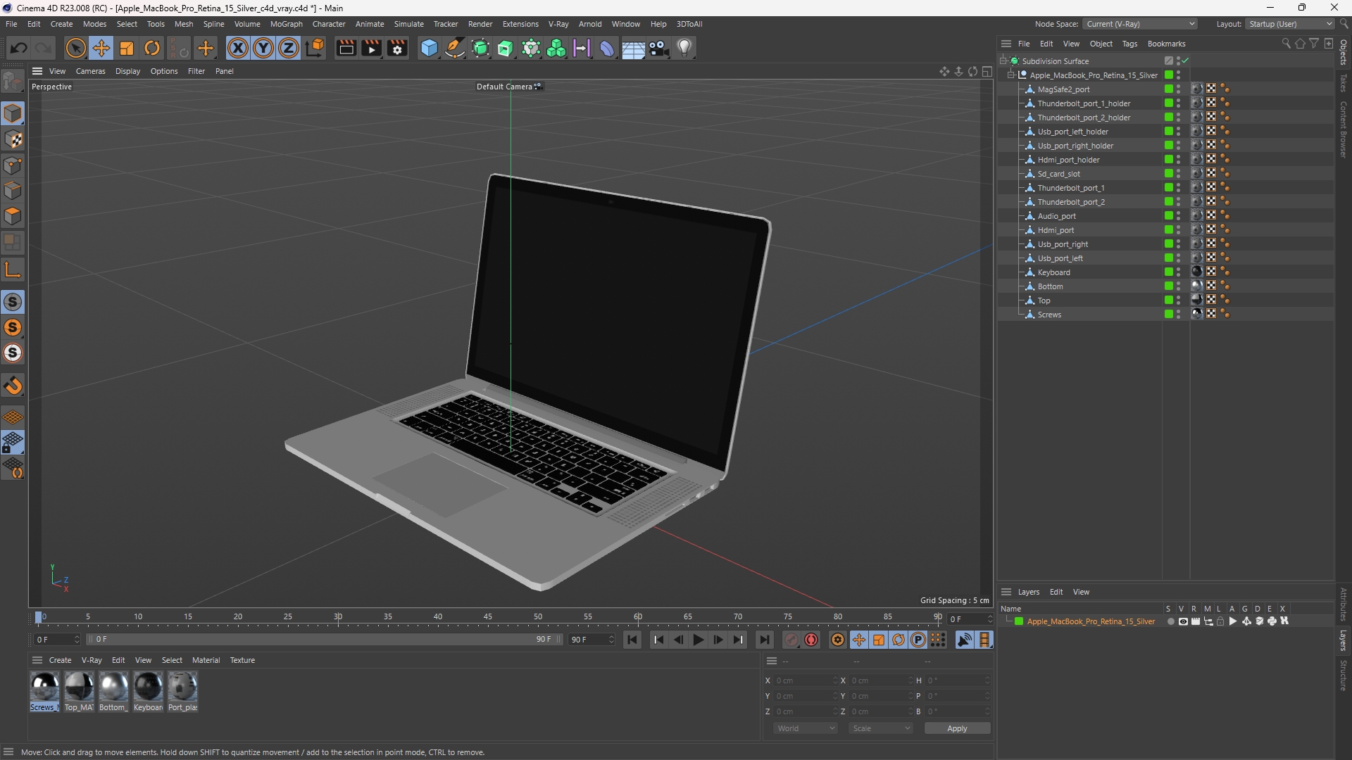 Apple MacBook Pro Retina 15 Silver - view 12