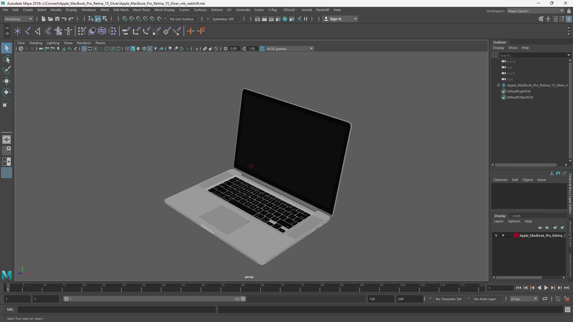 Apple MacBook Pro Retina 15 Silver - view 11