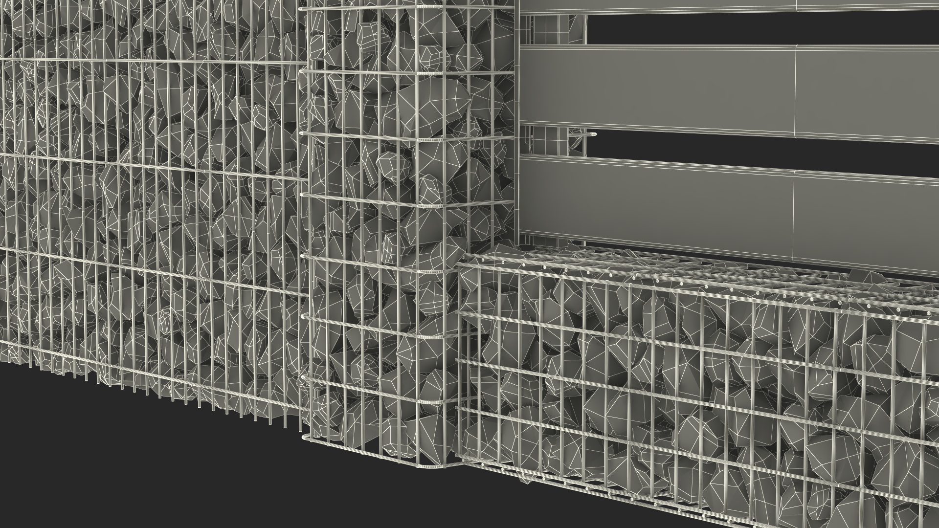 Gabion Fence 3D