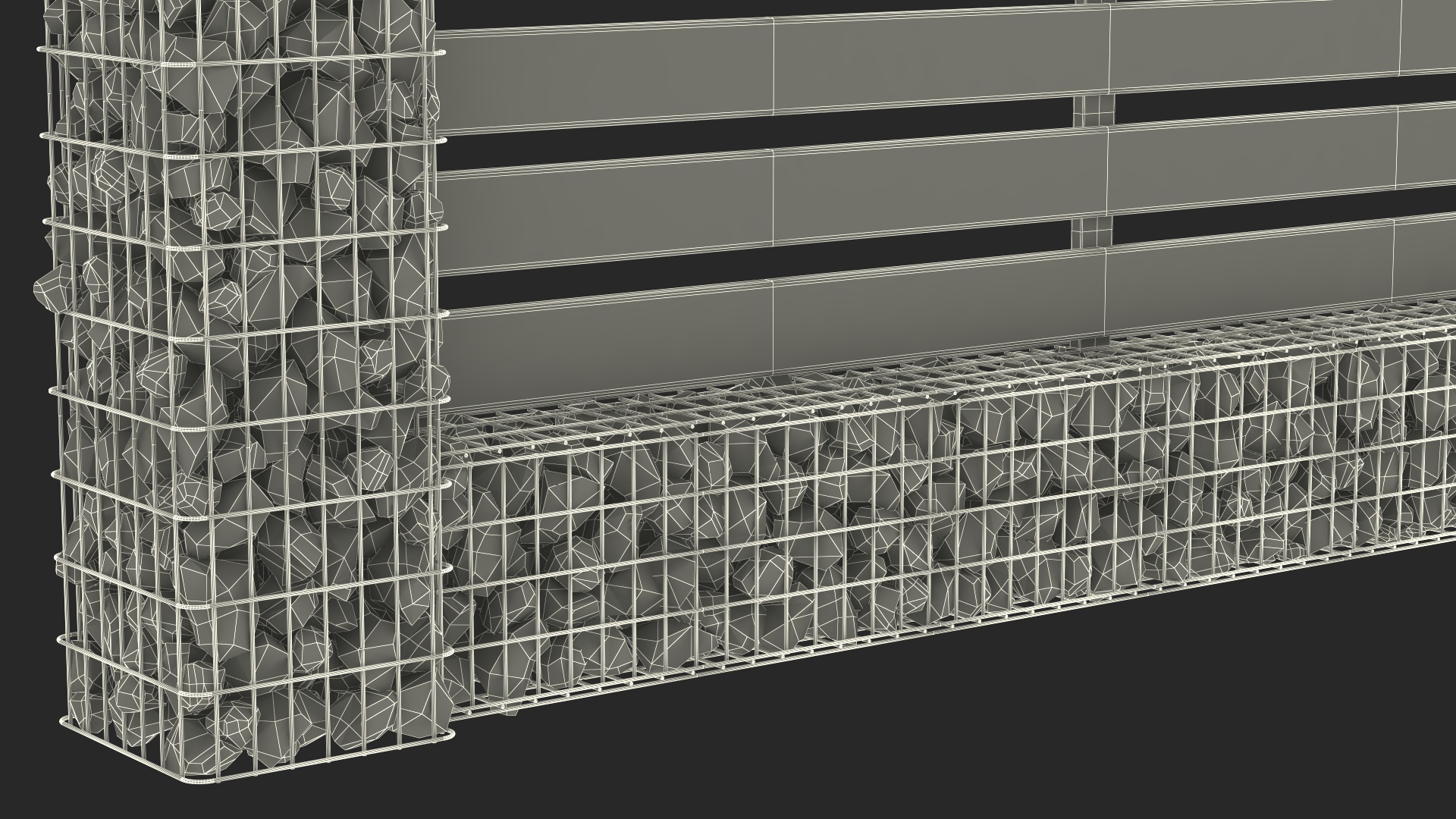 Gabion Fence 3D