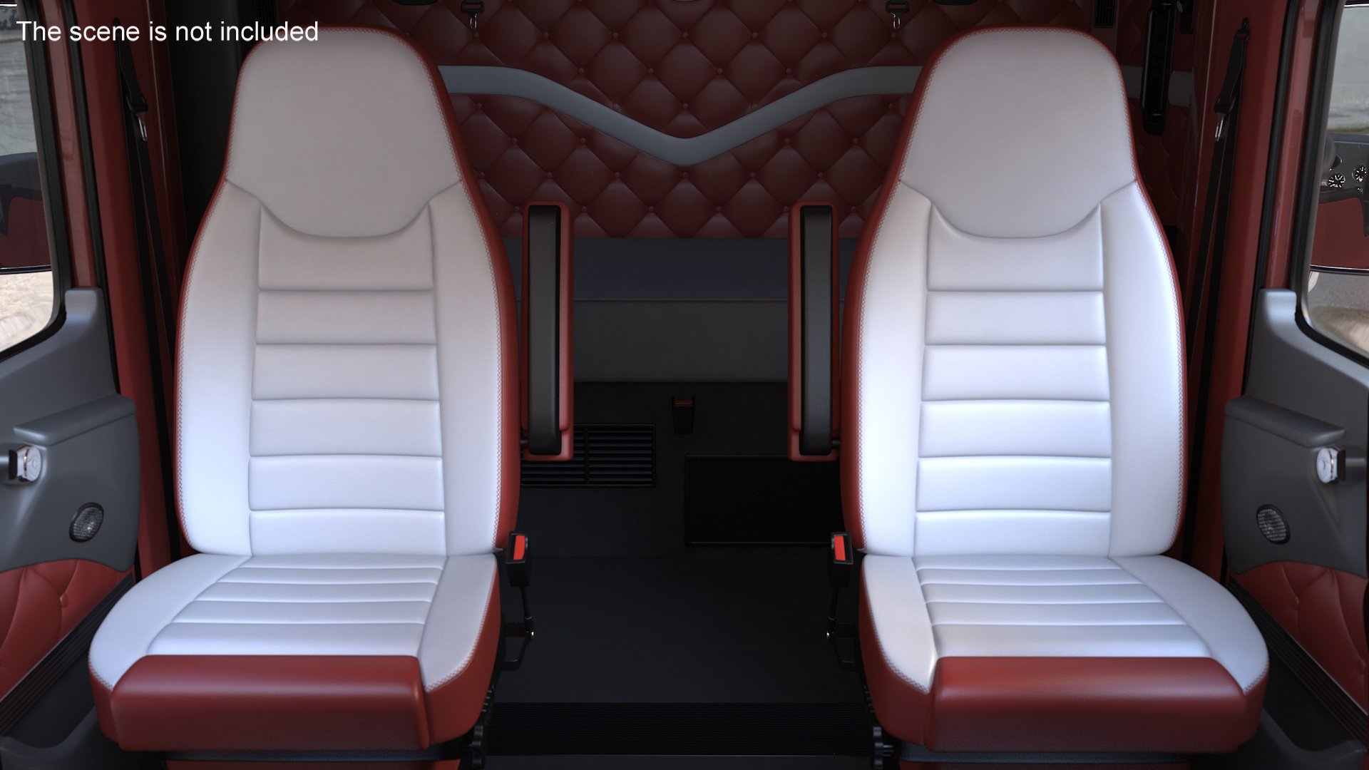 3D Freight Truck with Gas Tank LNG