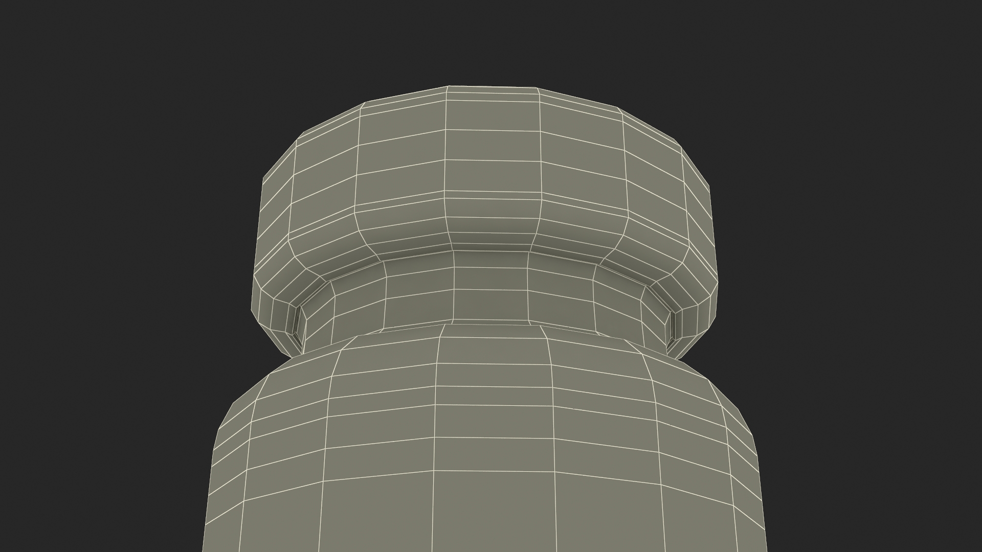 Sterile 10ml Vial with Rubber Stopper 3D