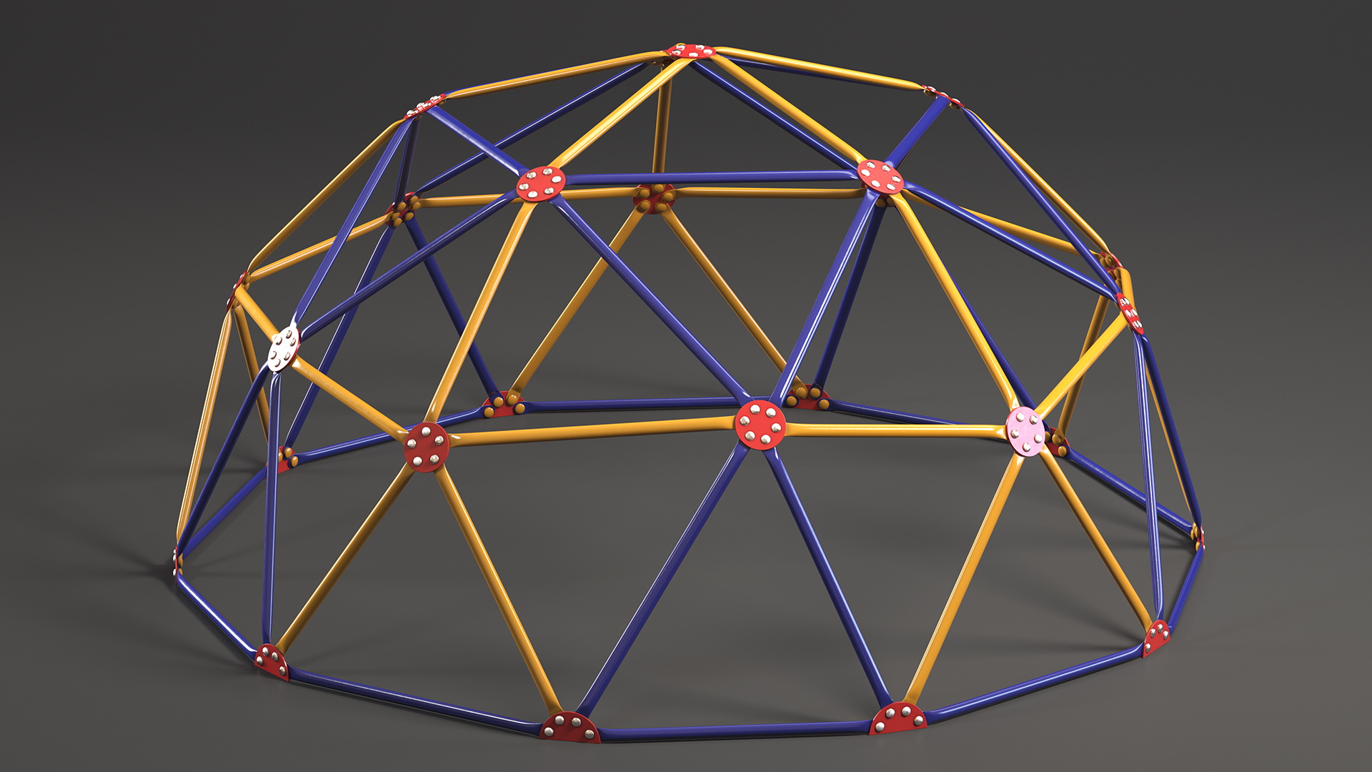 Children Playground Climbing-Dome Color 3D model