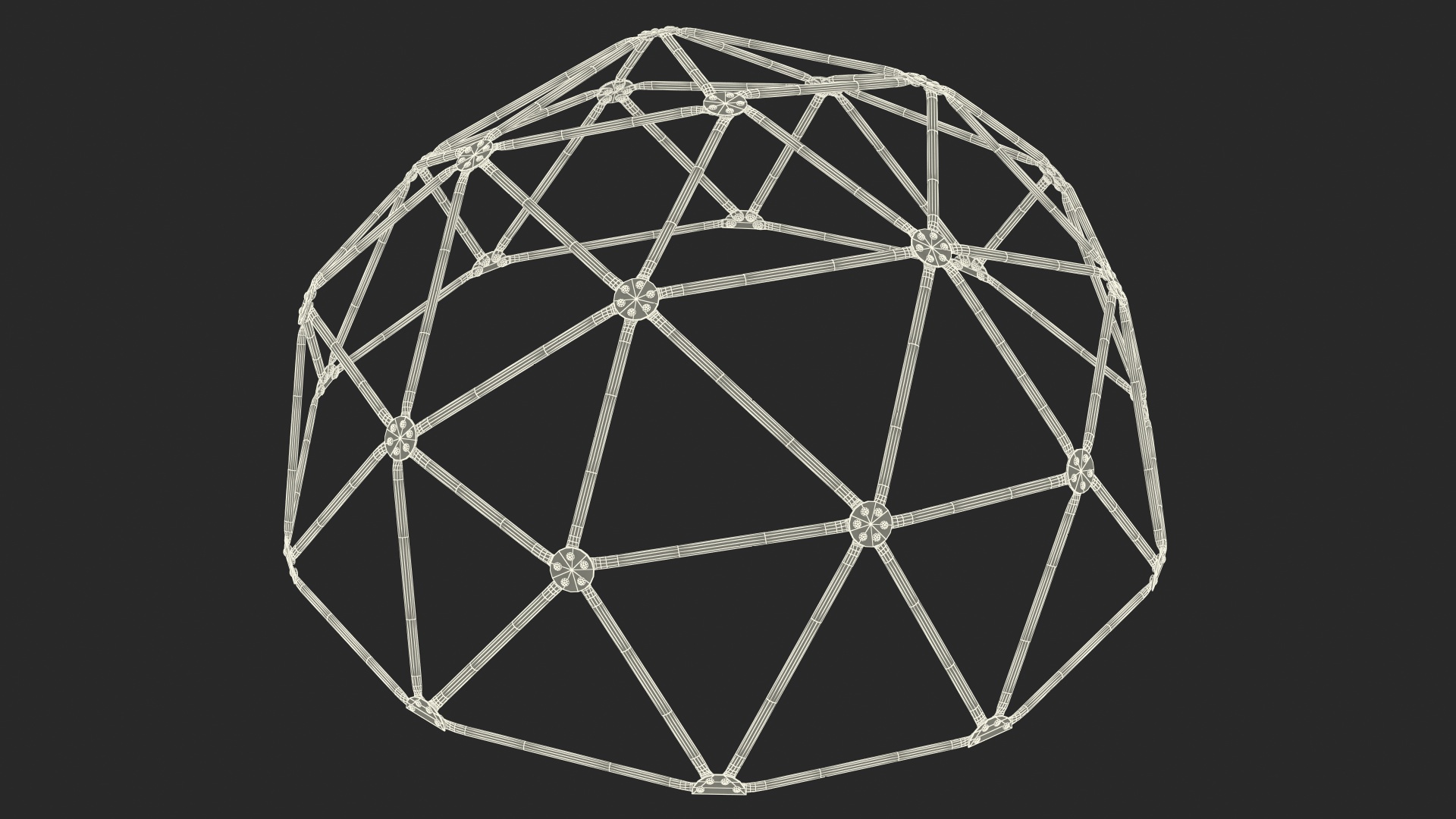 Children Playground Climbing-Dome Color 3D model