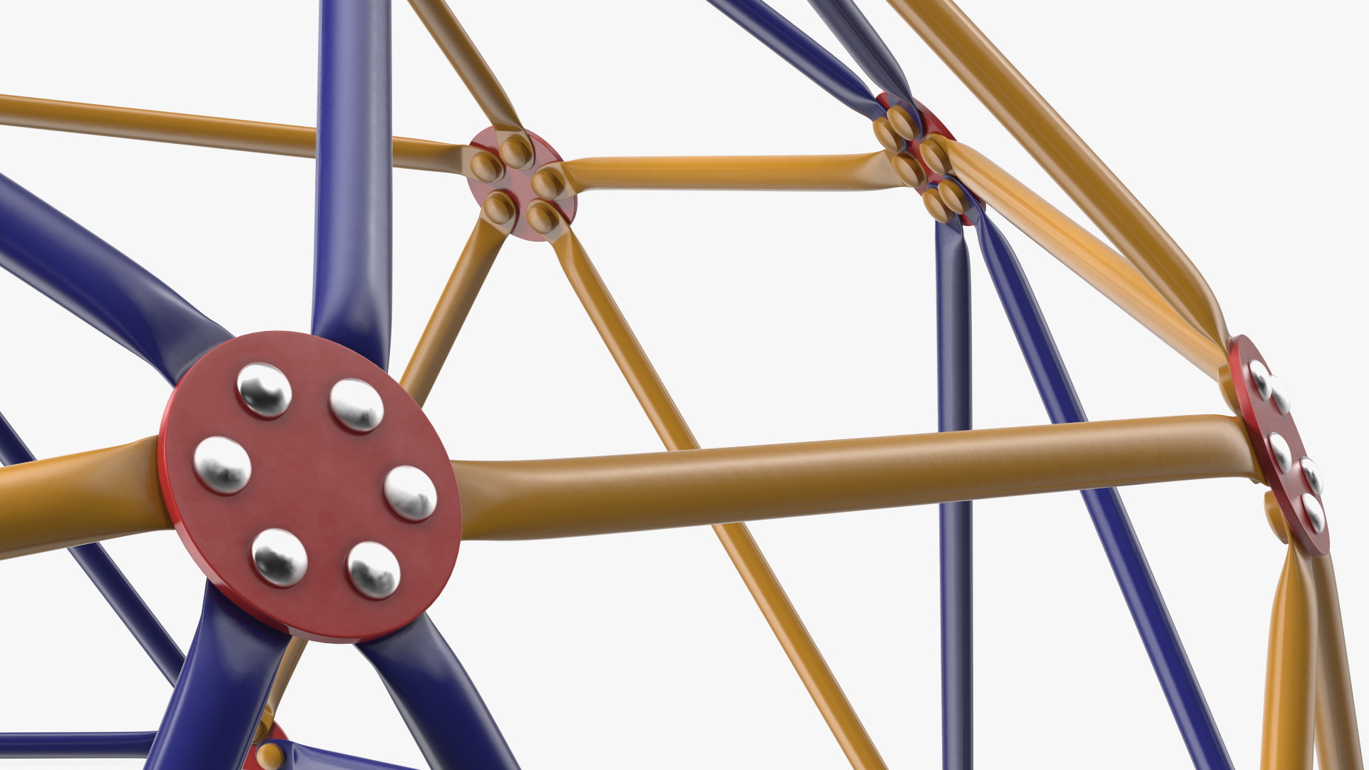 Children Playground Climbing-Dome Color 3D model