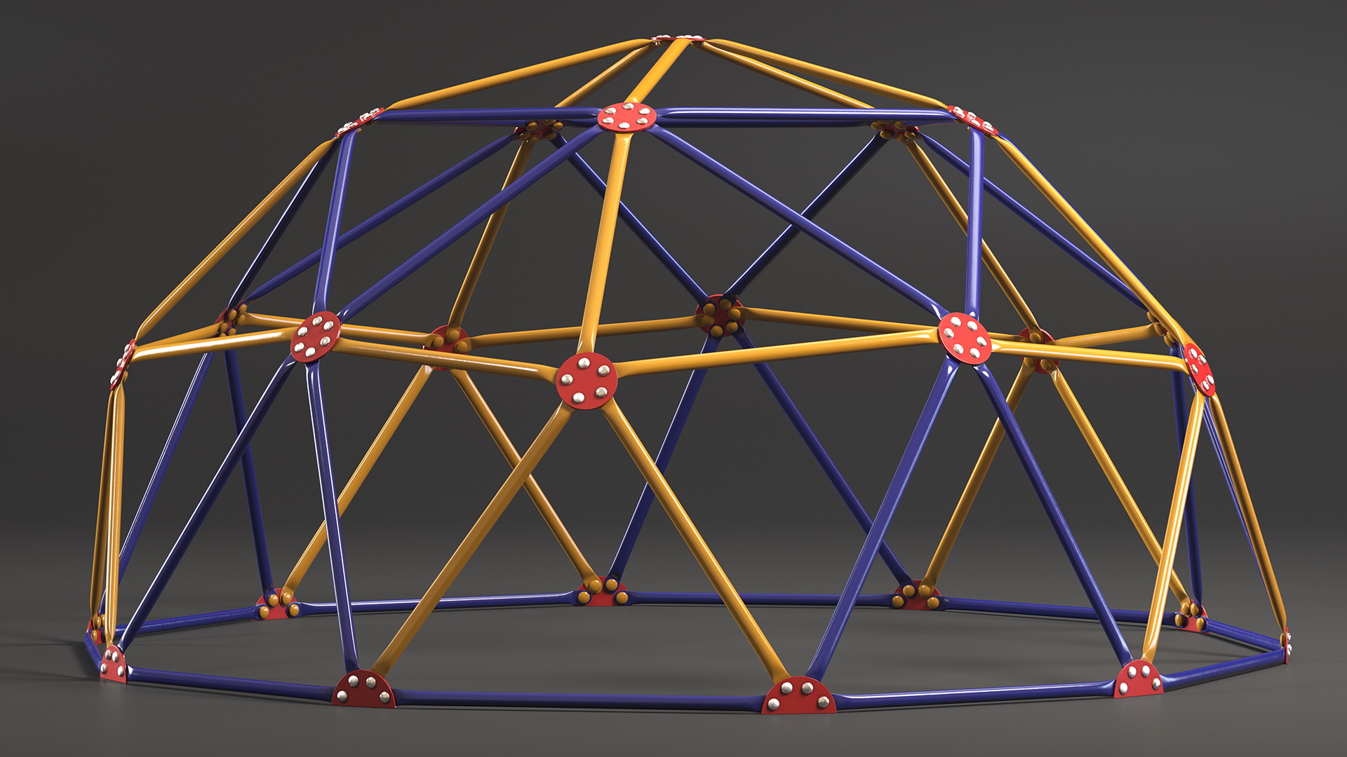 Children Playground Climbing-Dome Color 3D model