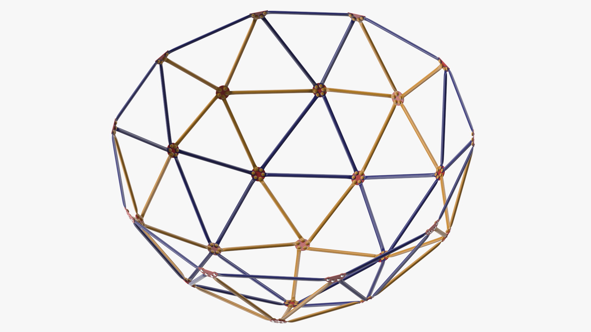 Children Playground Climbing-Dome Color 3D model