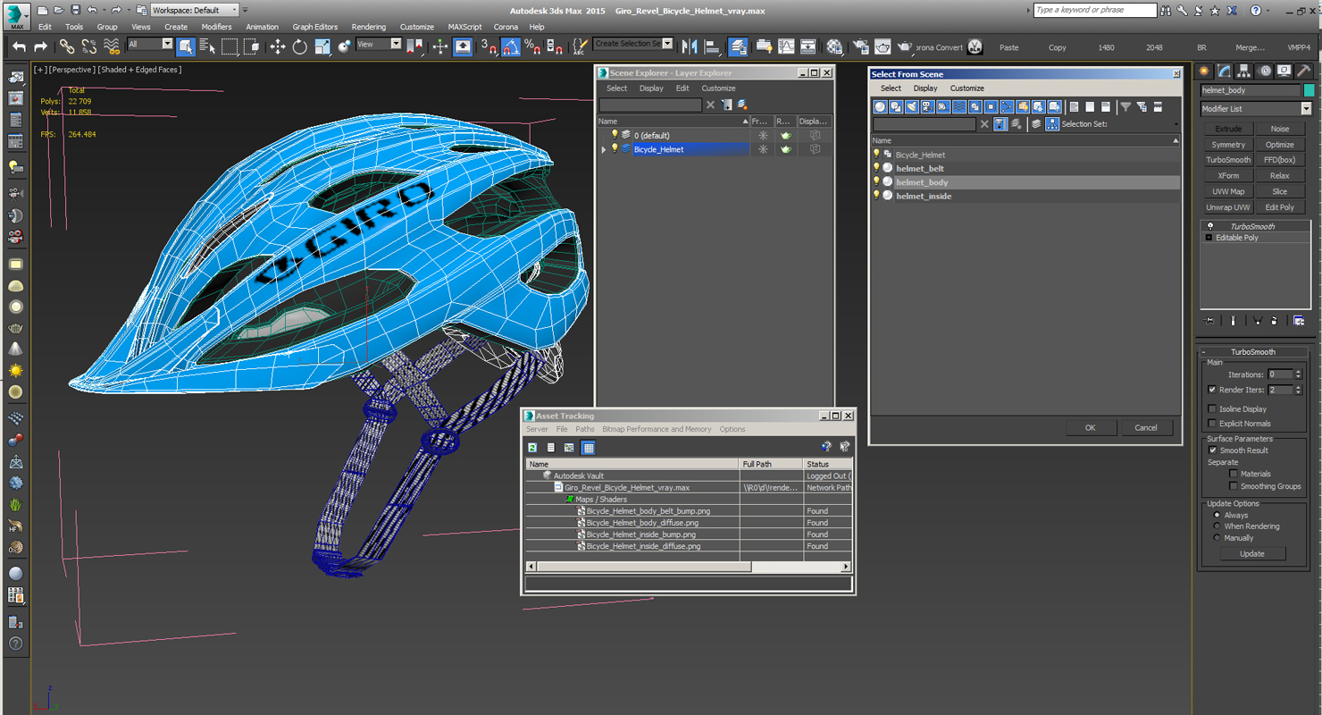 3D model Giro Revel Bicycle Helmet