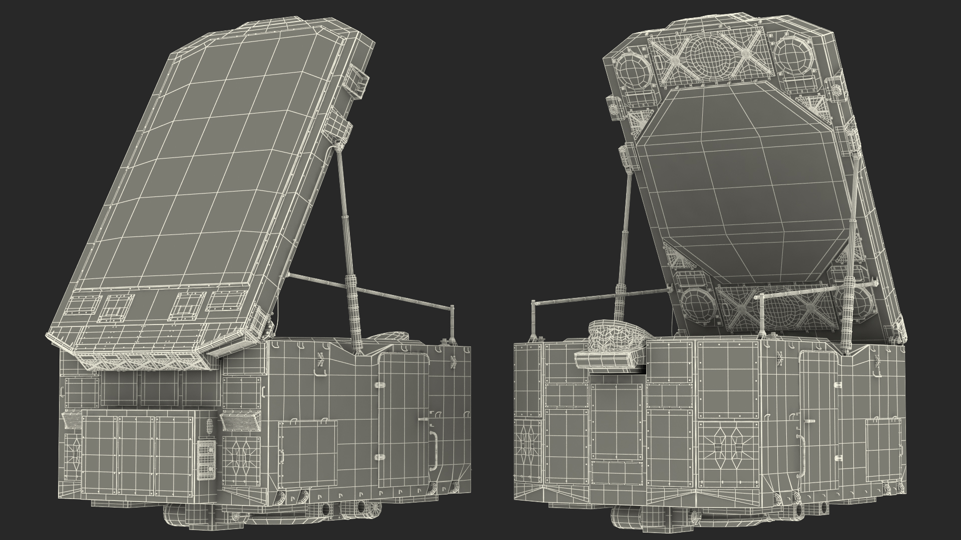 3D Camouflage S300 Flap Lid B Missile Guidance Radar Rigged