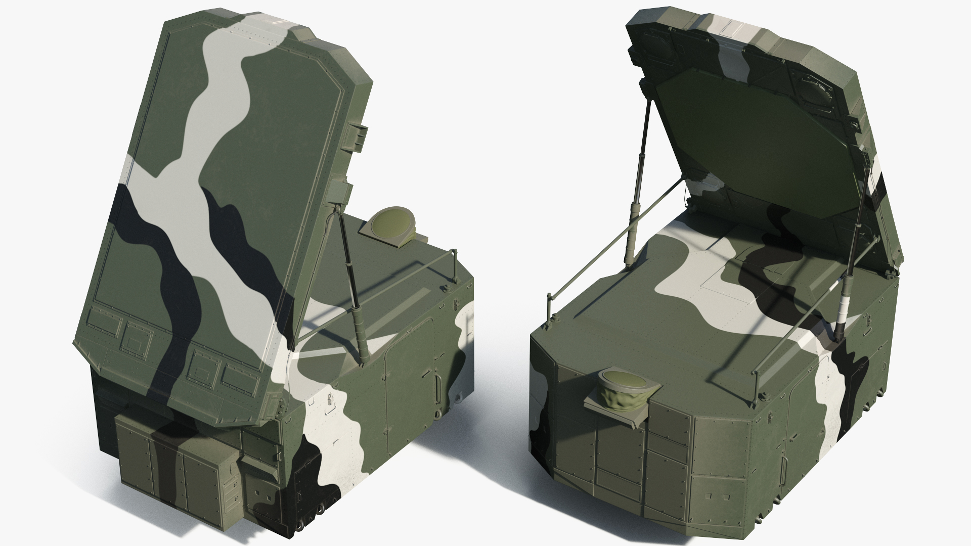 3D Camouflage S300 Flap Lid B Missile Guidance Radar Rigged