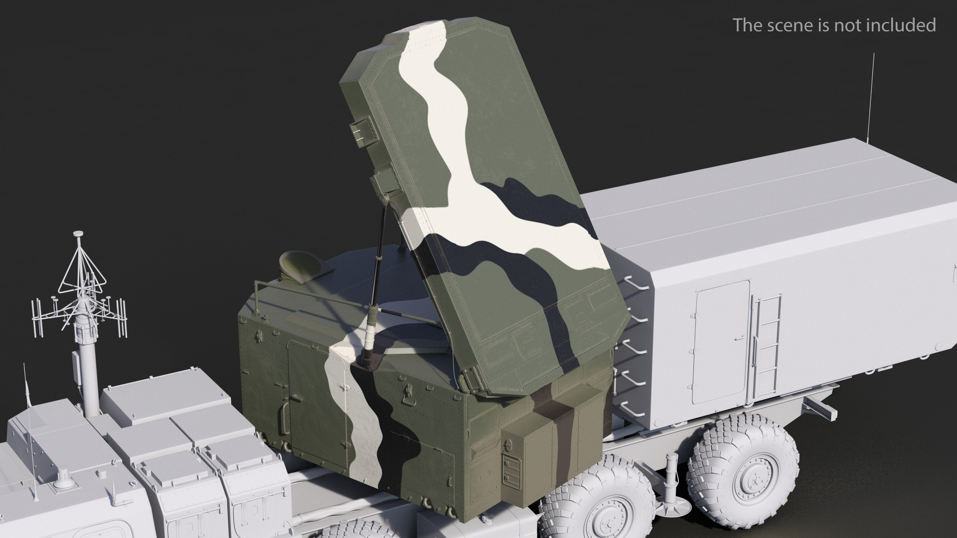 3D Camouflage S300 Flap Lid B Missile Guidance Radar Rigged