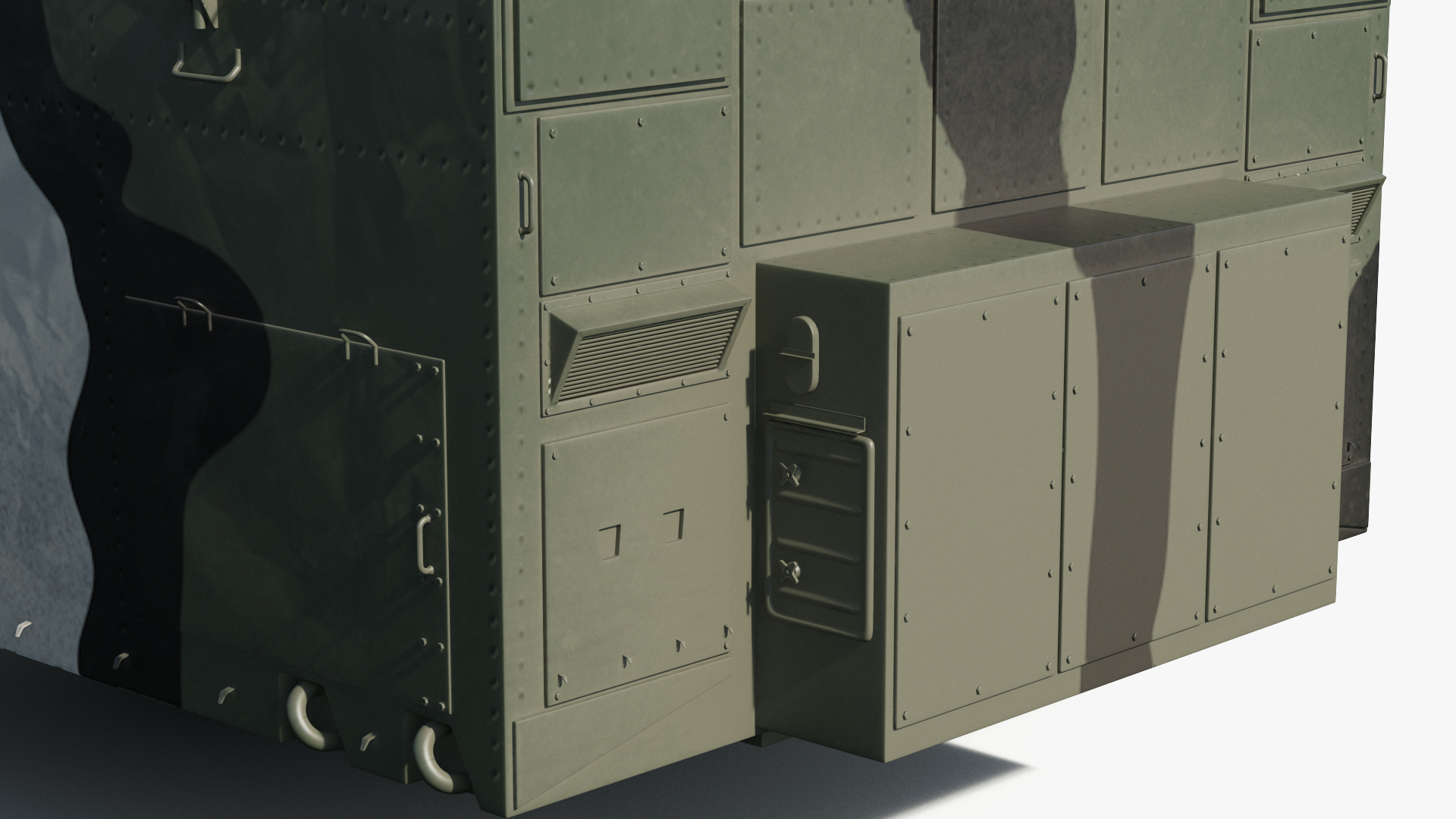 3D Camouflage S300 Flap Lid B Missile Guidance Radar Rigged