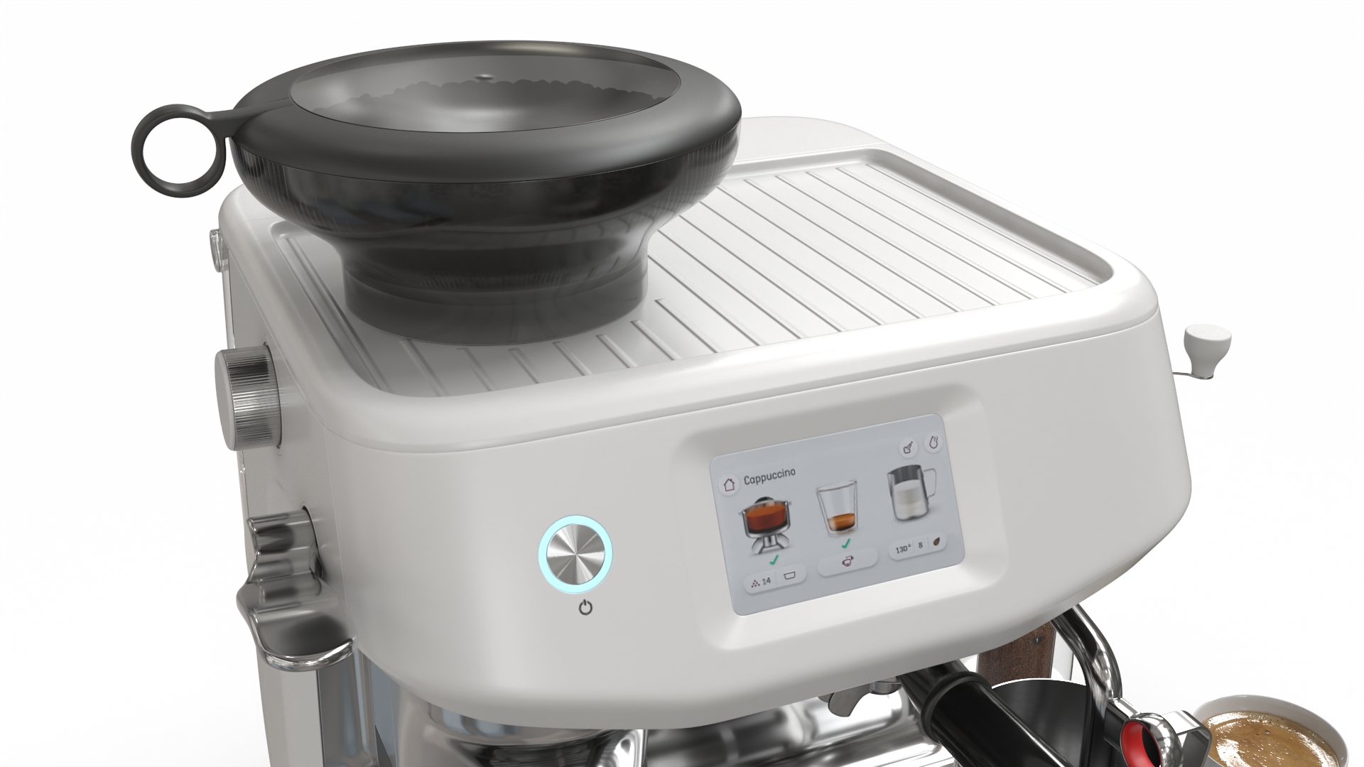 3D model Espresso Brewing Set with Coffee Machine