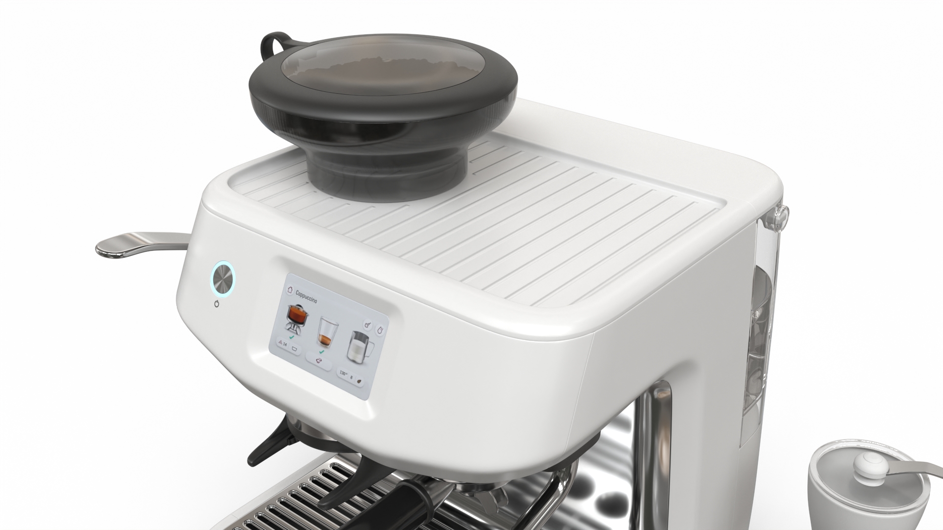 3D model Espresso Brewing Set with Coffee Machine