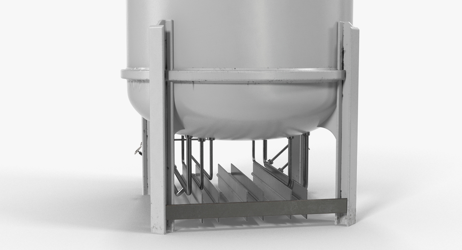 3D model LNG Storage Tank Vertical