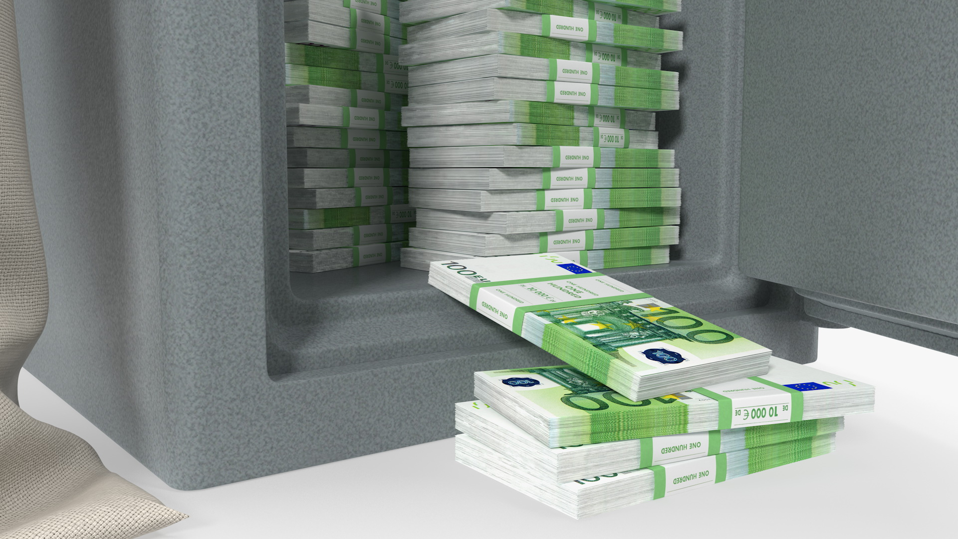 3D Thief Robbing Safe model