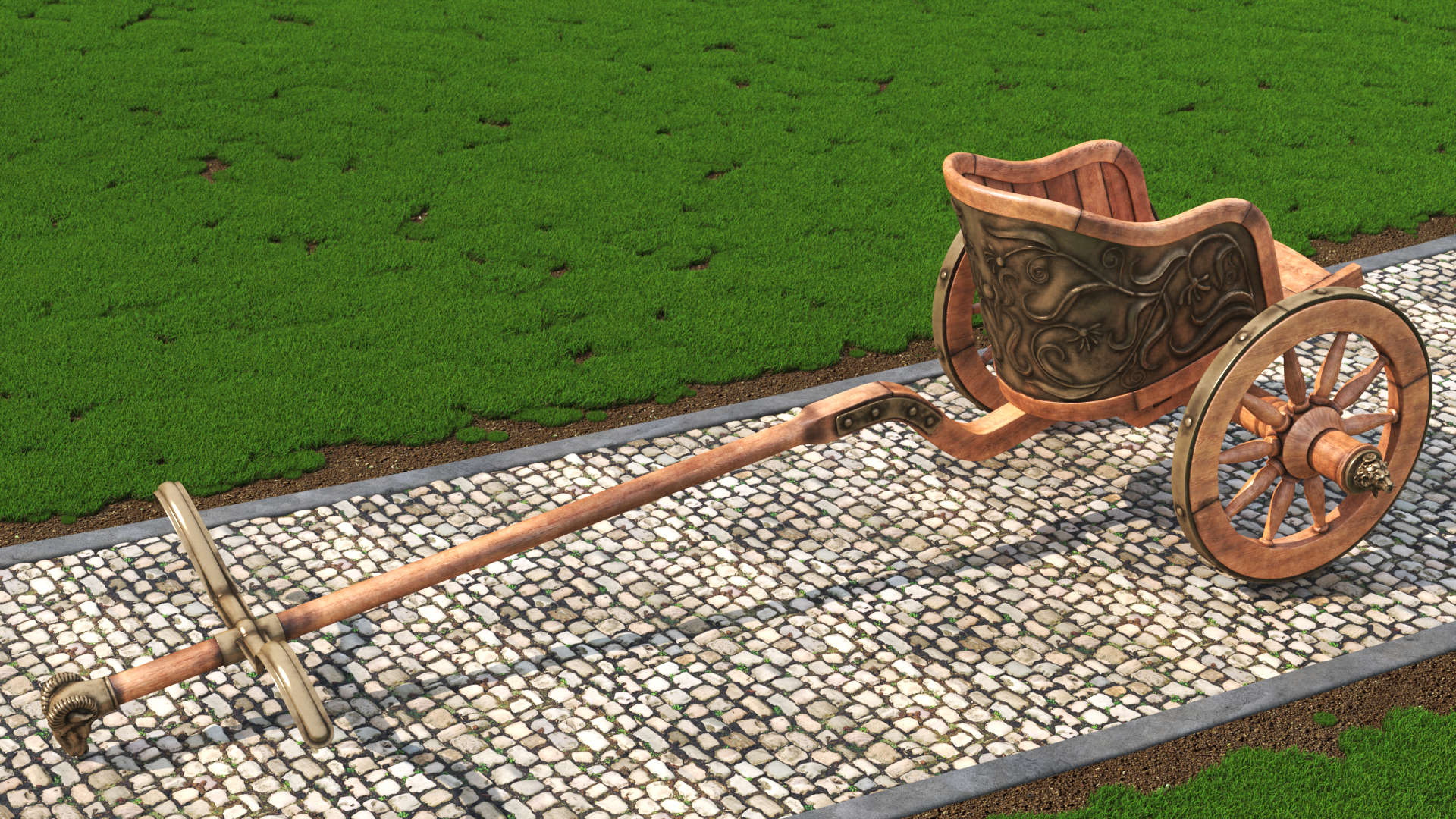 Roman Chariot, view 12