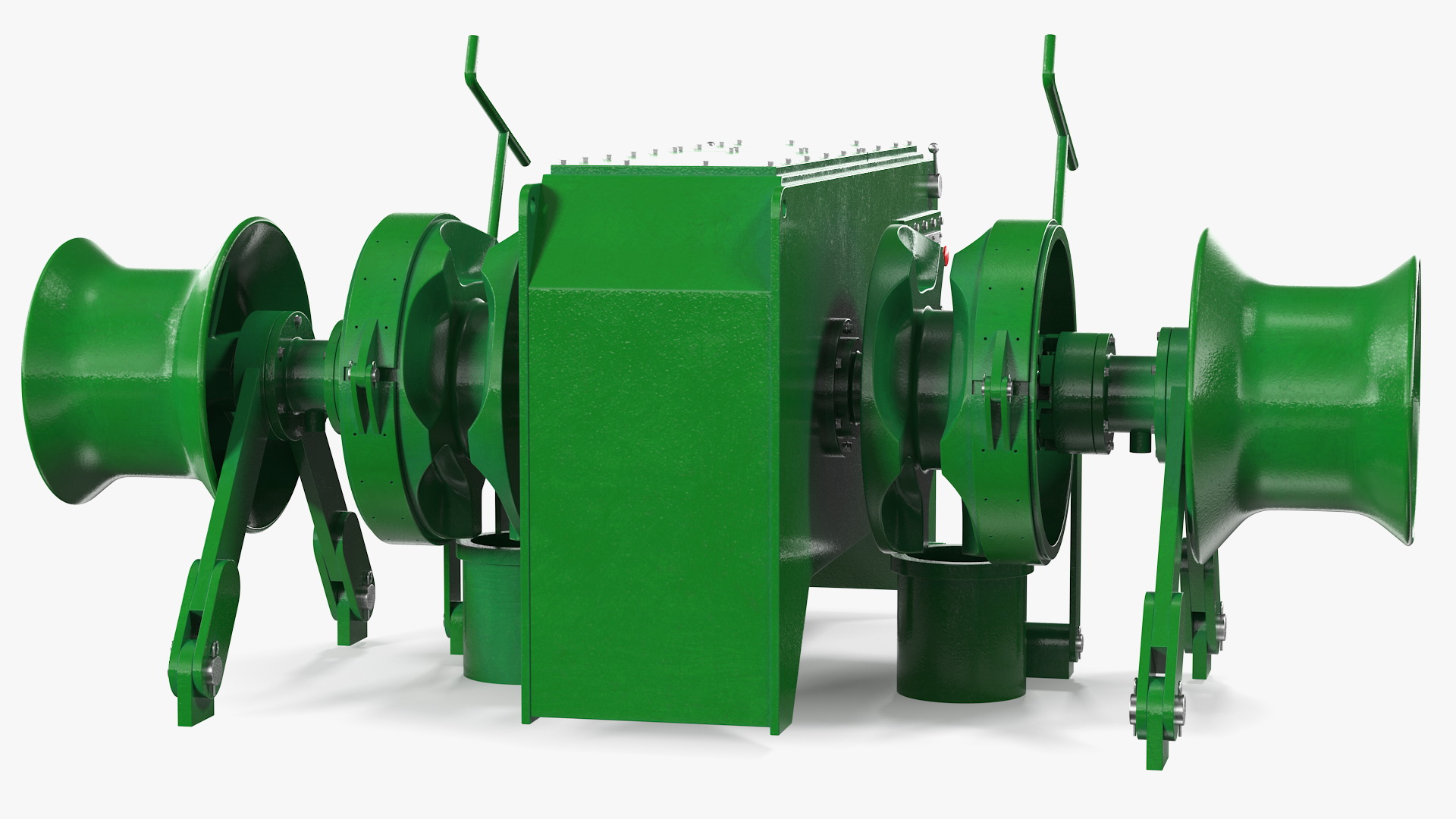 Marine Hydraulic Anchor Windlass Mechanism 3D