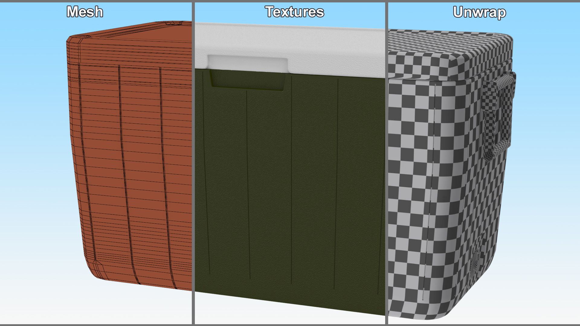 Ice Cooler Box 3D model