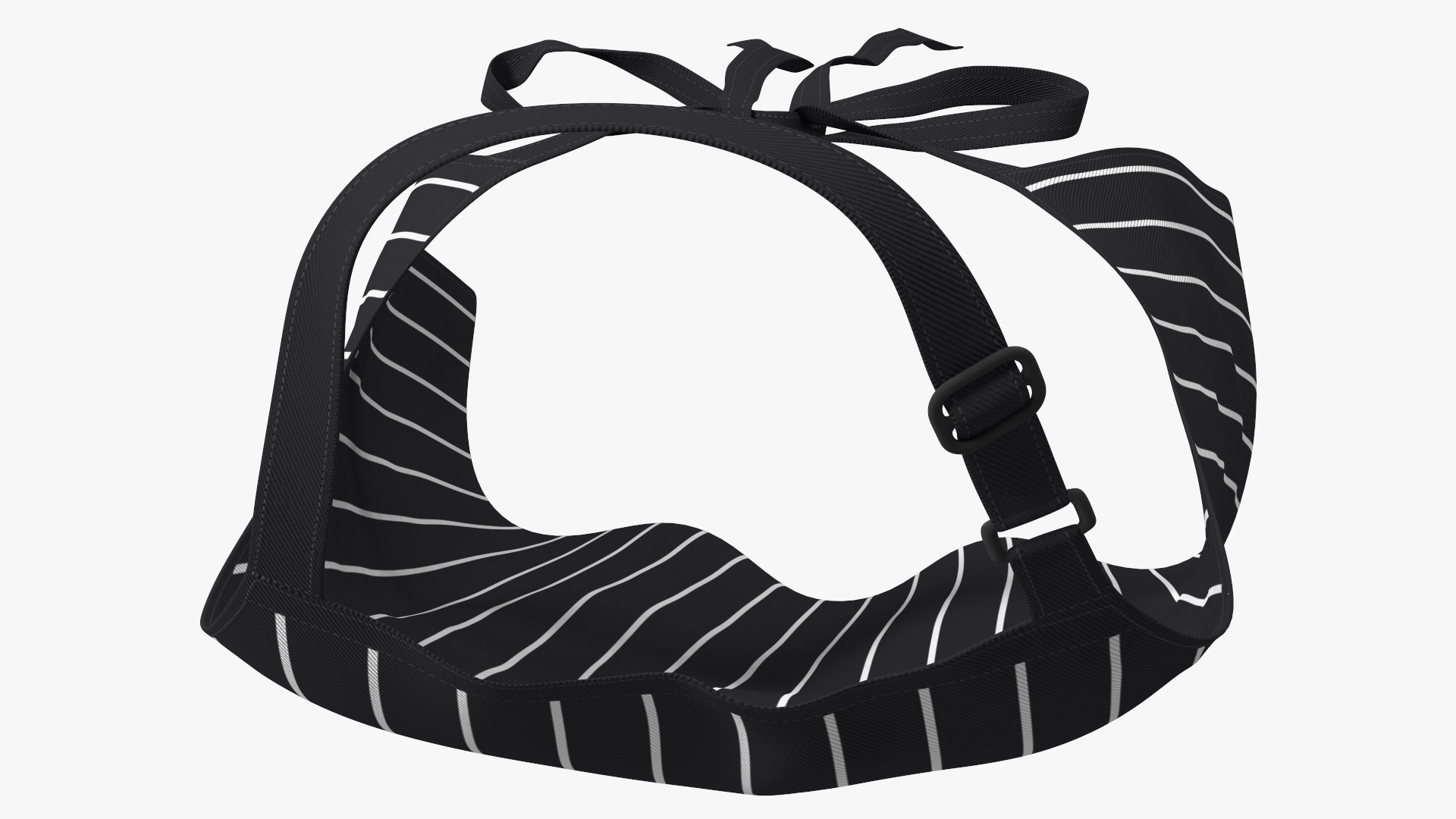 3D model Men Striped Cooking Apron