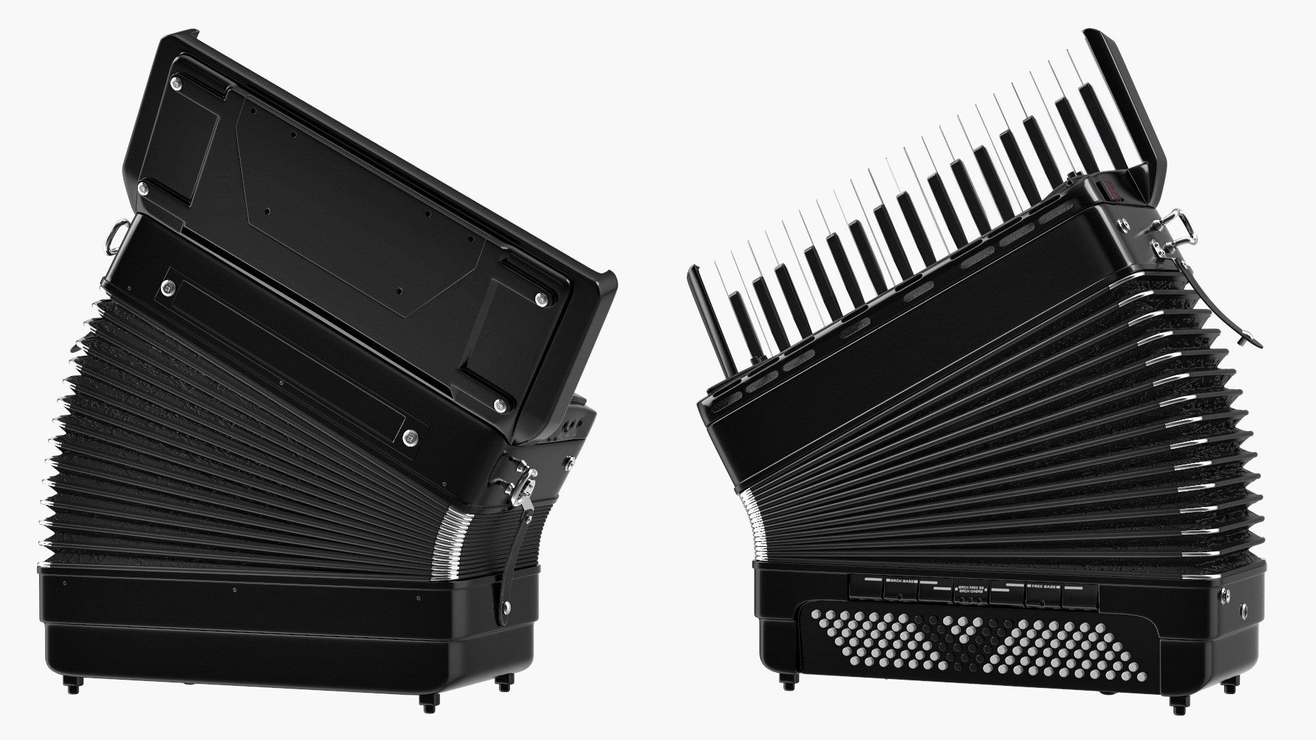 Accordion Electronic Musical Instrument 3D model