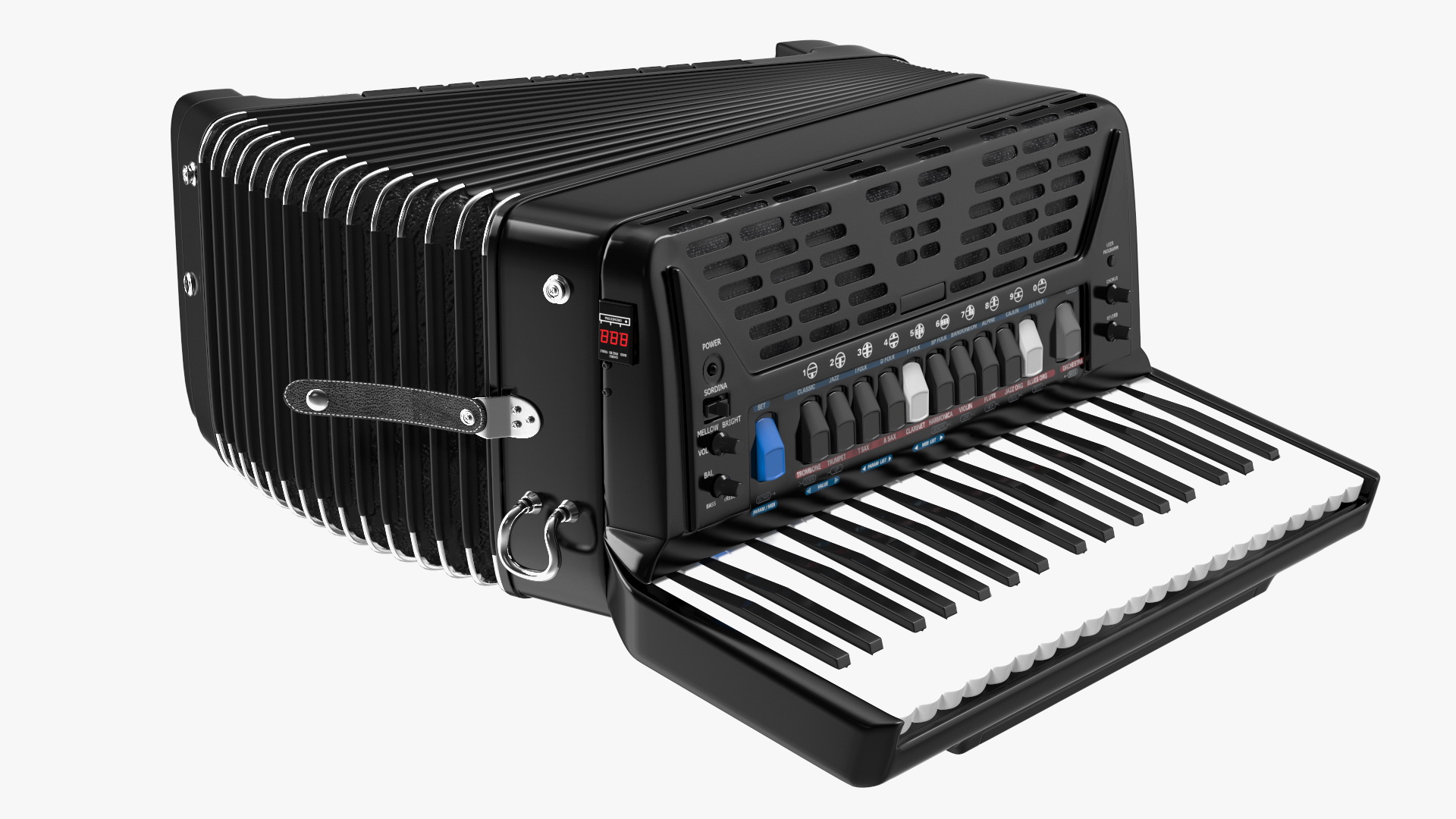 Accordion Electronic Musical Instrument 3D model