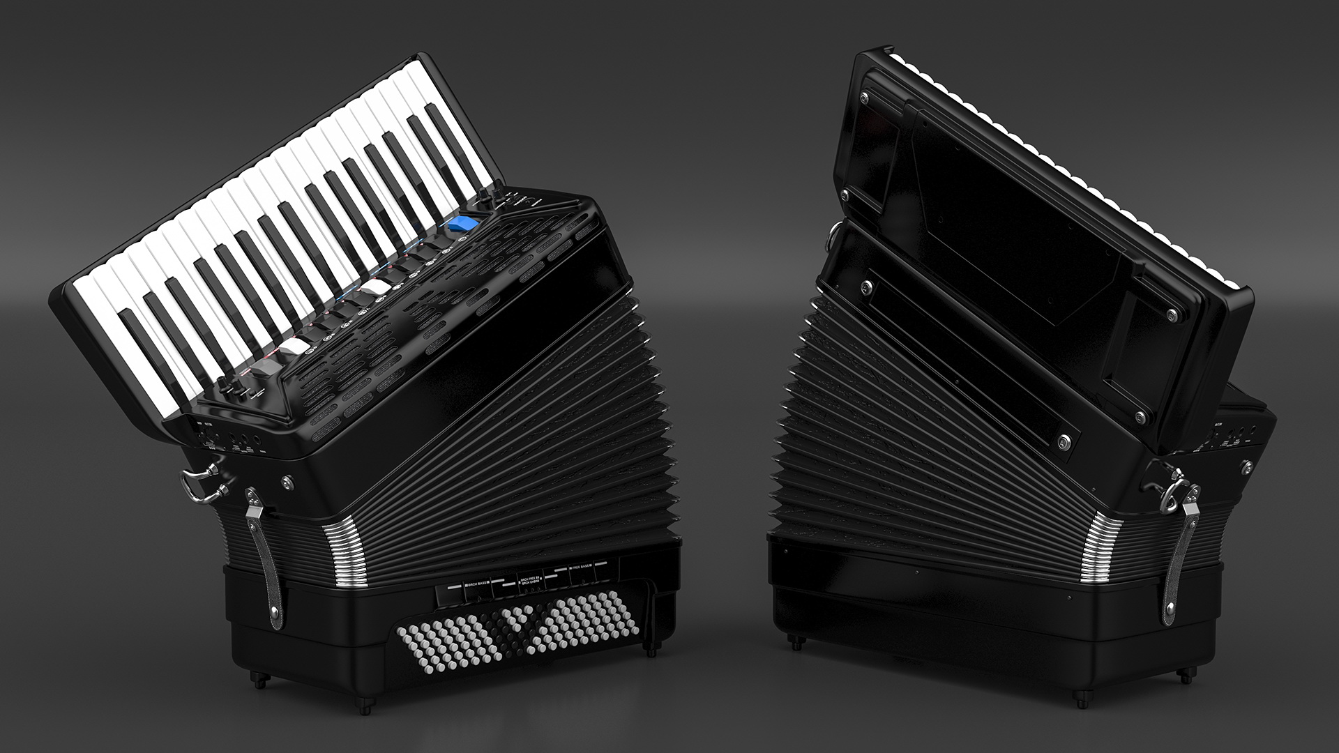 Accordion Electronic Musical Instrument 3D model