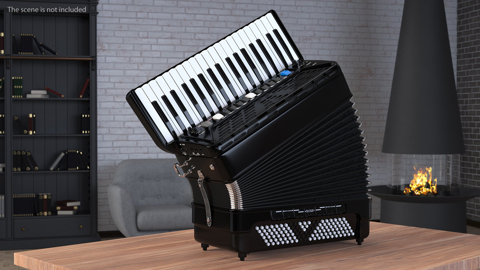 Accordion Electronic Musical Instrument 3D model