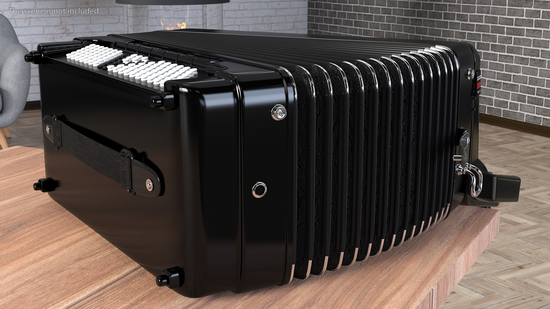Accordion Electronic Musical Instrument 3D model