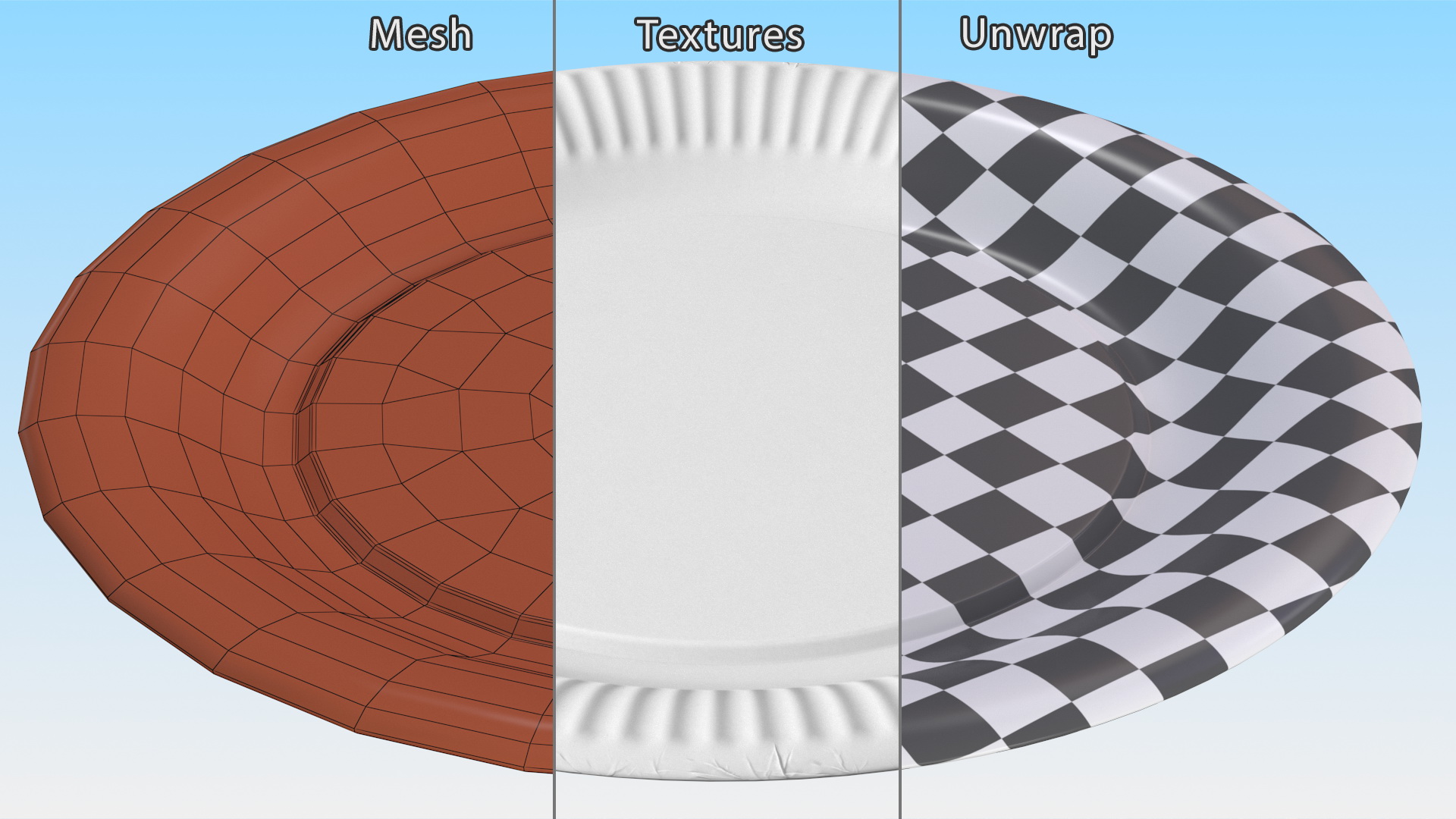 3D Paper Plate