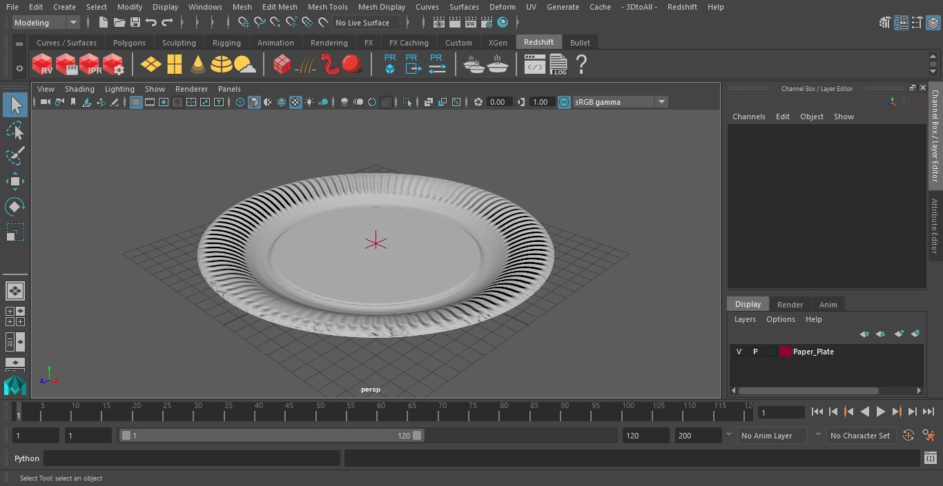 3D Paper Plate