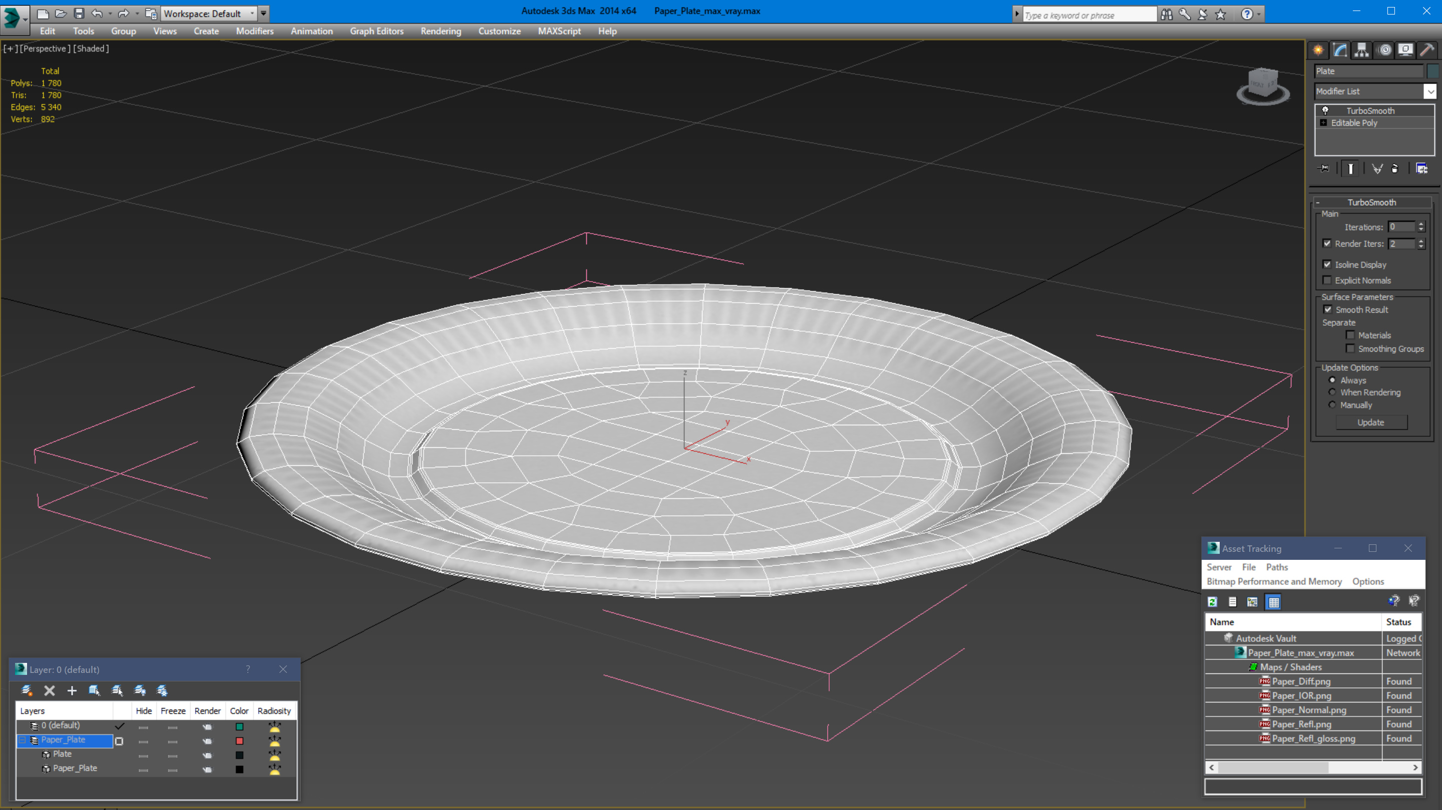 3D Paper Plate