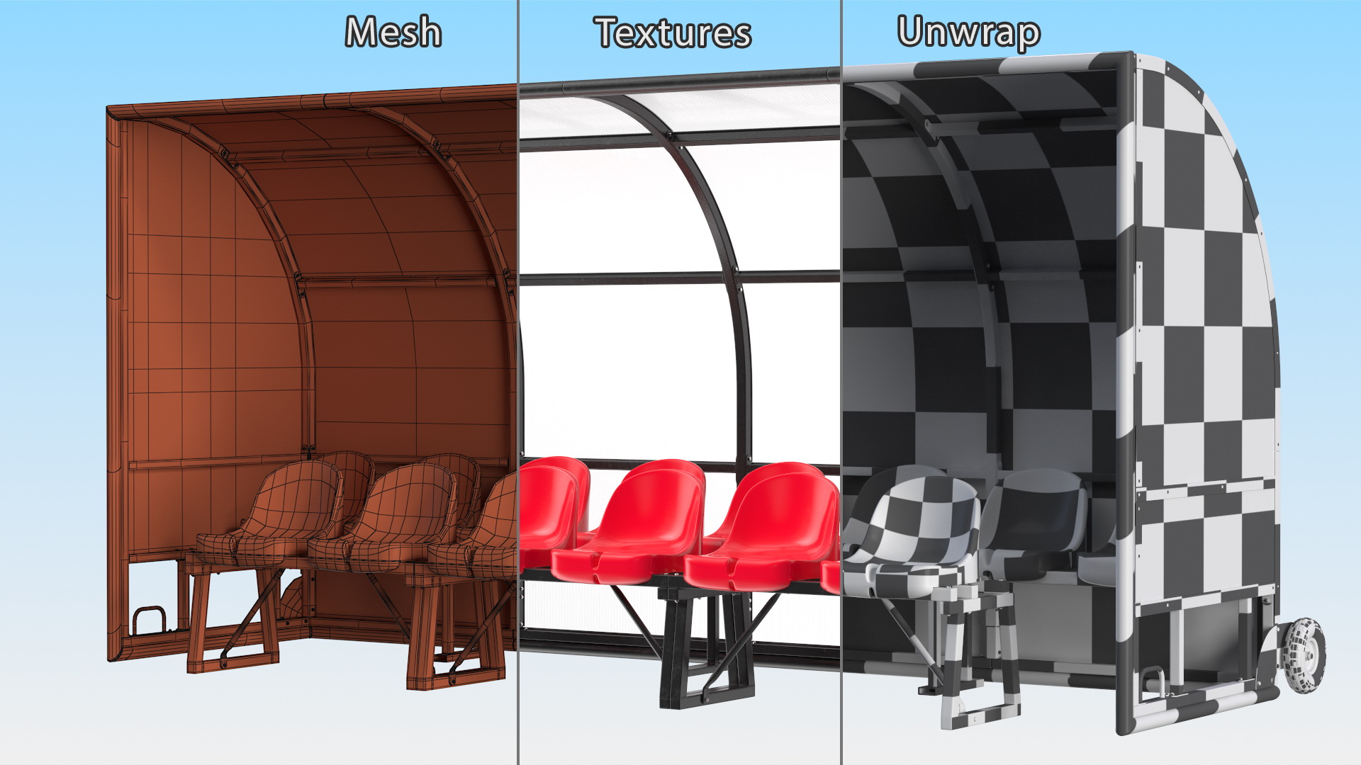 3D Team Shelter Forza model
