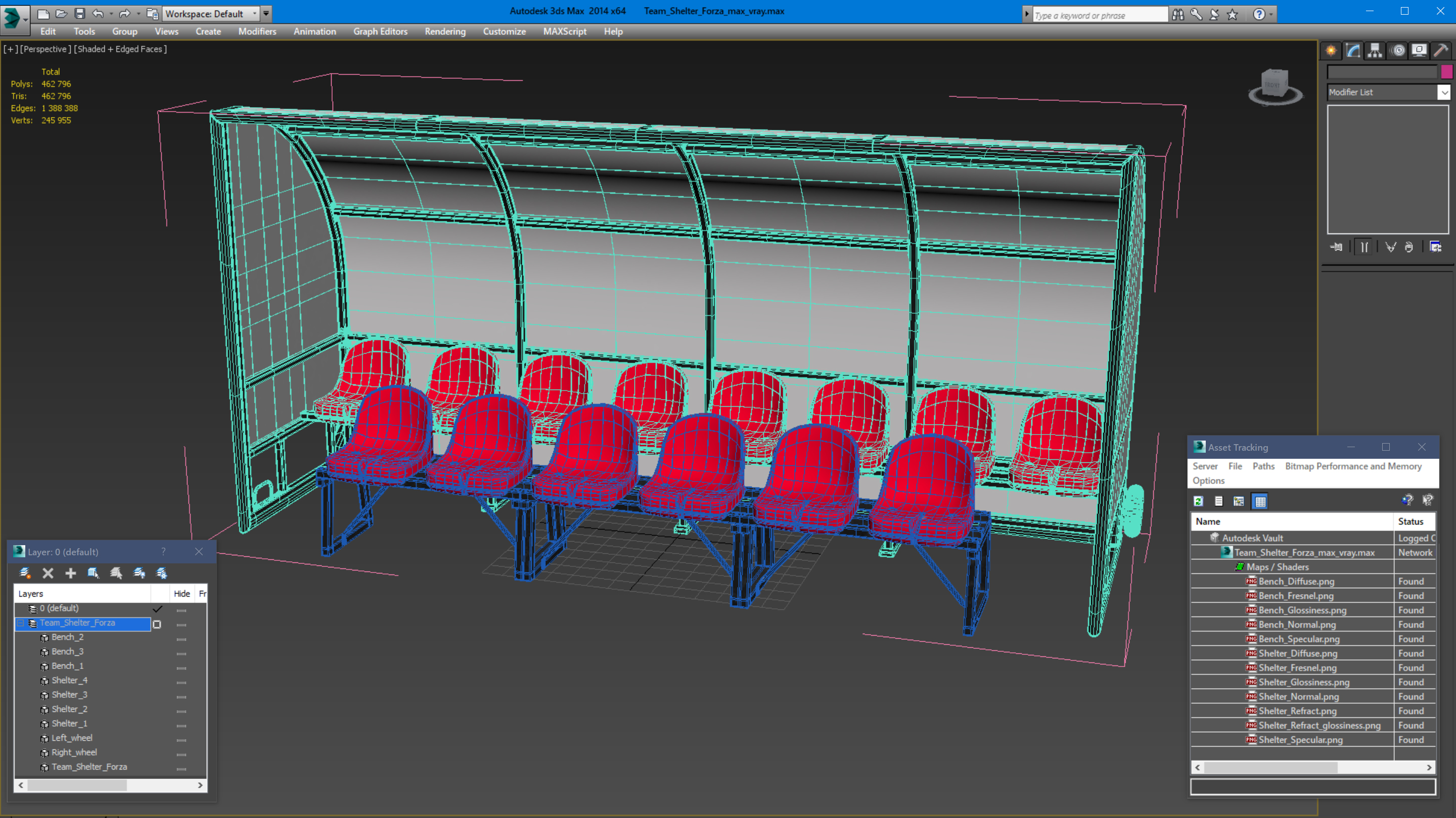 3D Team Shelter Forza model