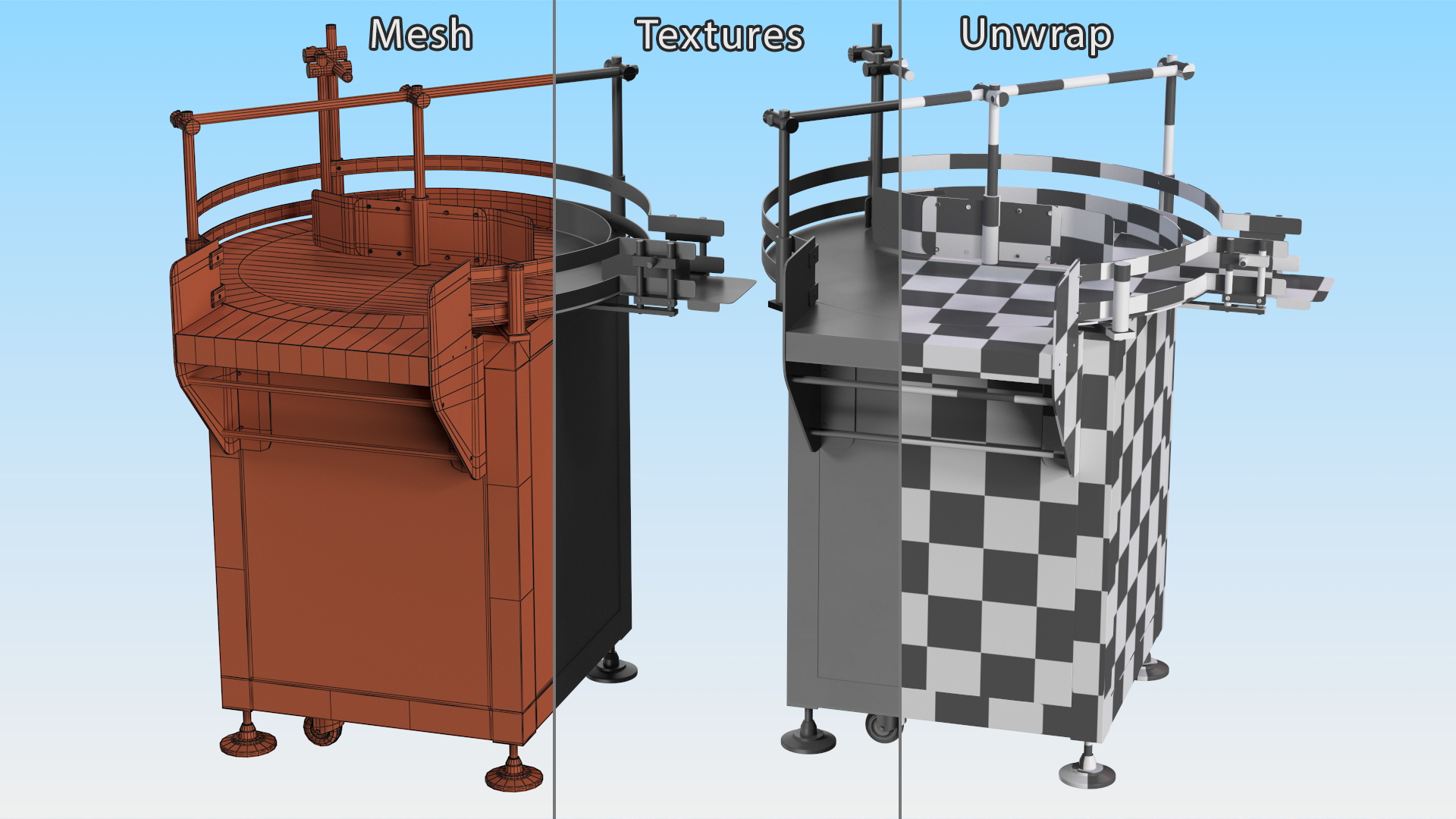 Roller Feeding Machine 3D
