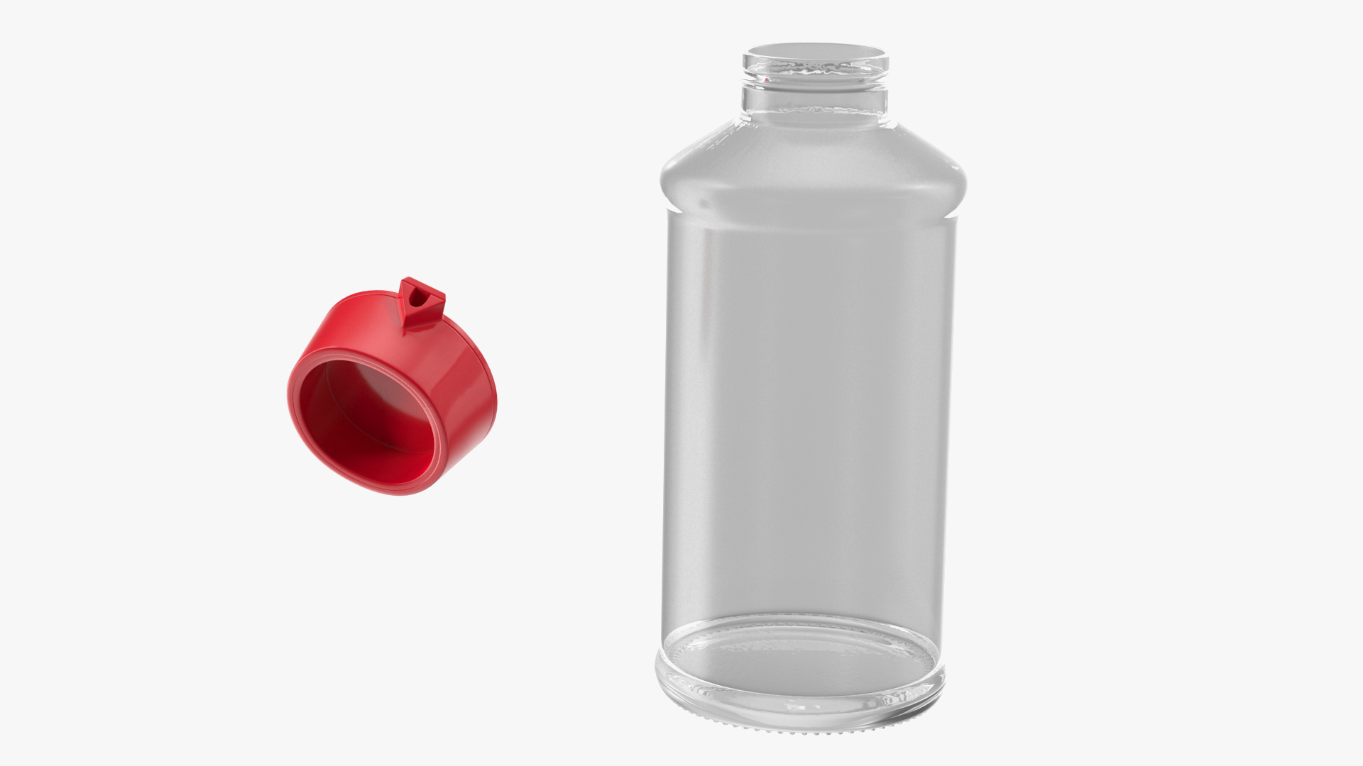 3D Sauce Bottle with Dispenser Empty model