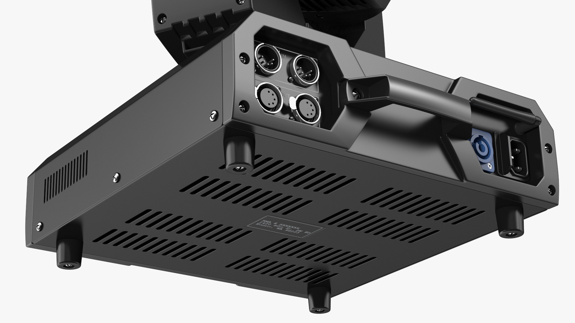 3D Professional Stage Lighting and Fog Machine model