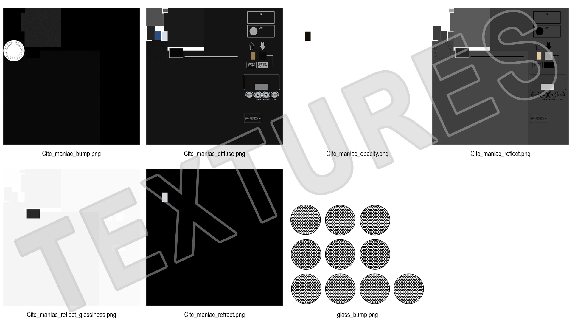 3D Professional Stage Lighting and Fog Machine model