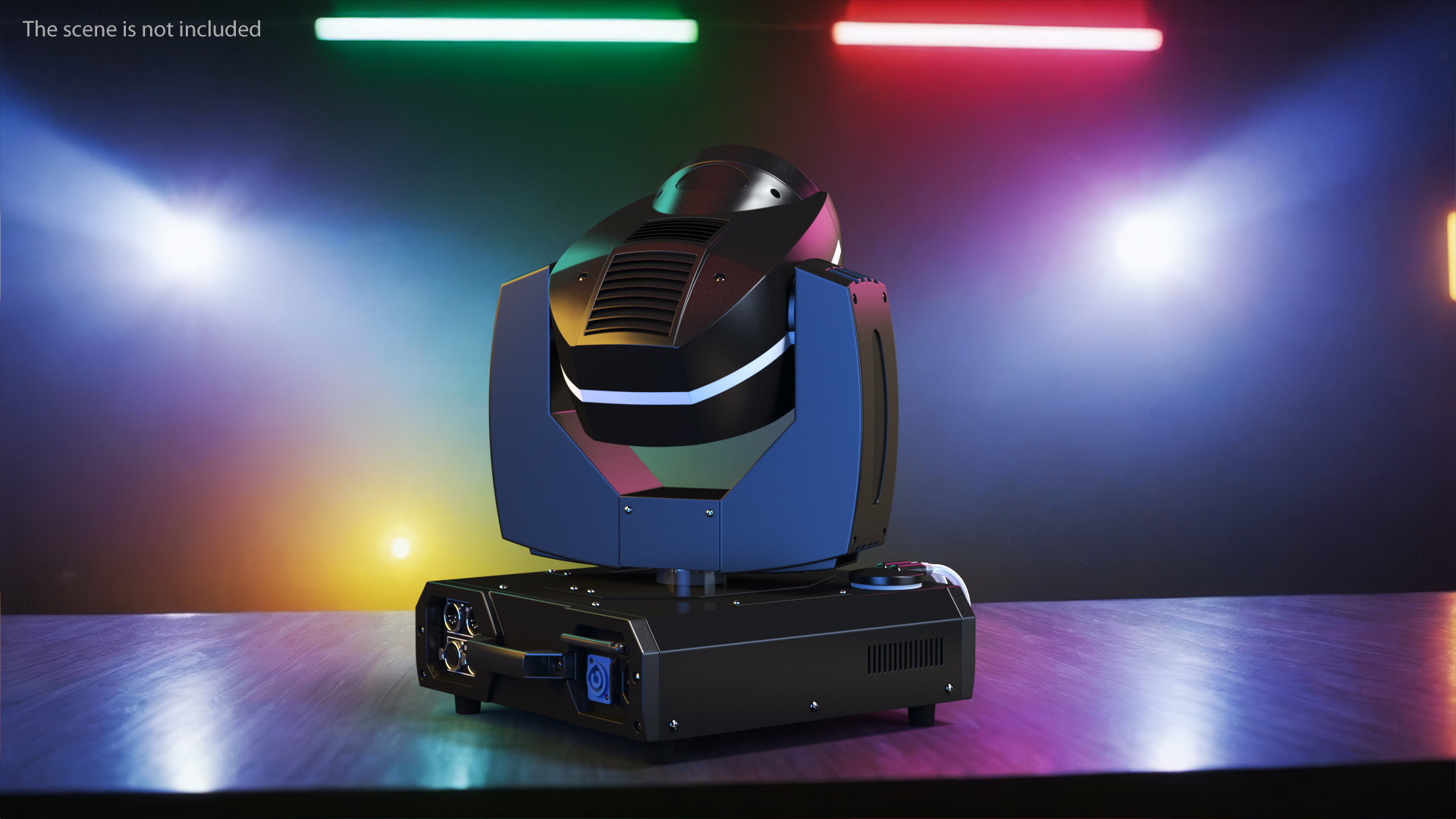 3D Professional Stage Lighting and Fog Machine model