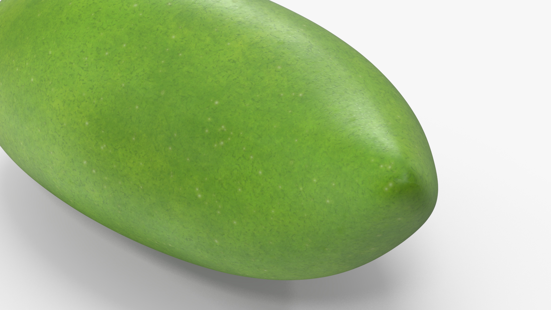 3D Long Green Mango