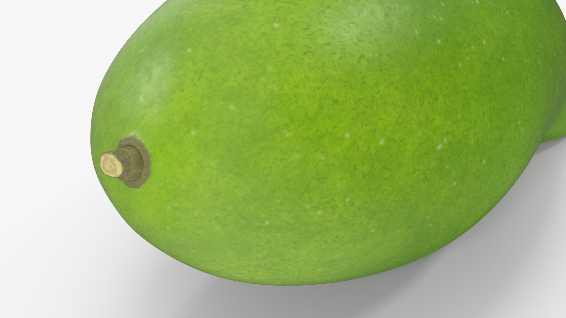 3D Long Green Mango